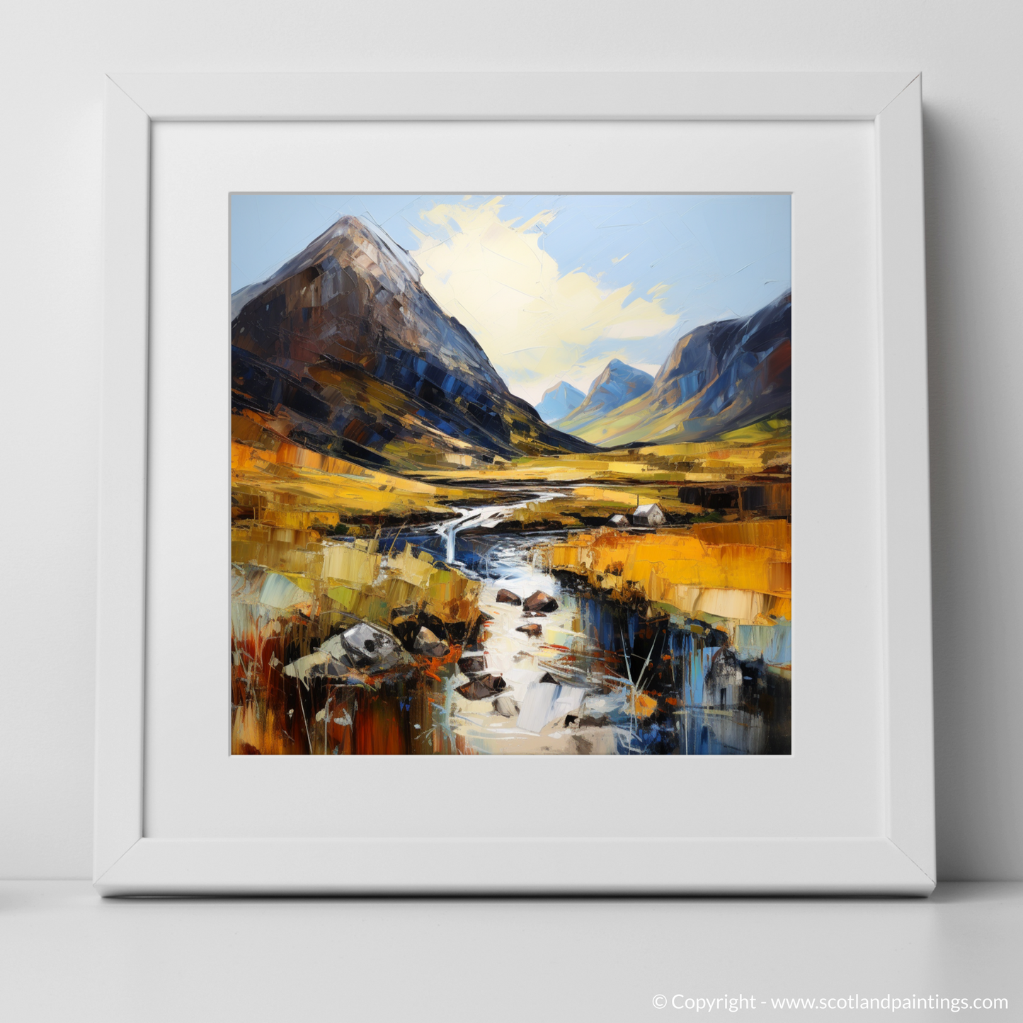 Art Print of Cruach Àrdrain with a white frame