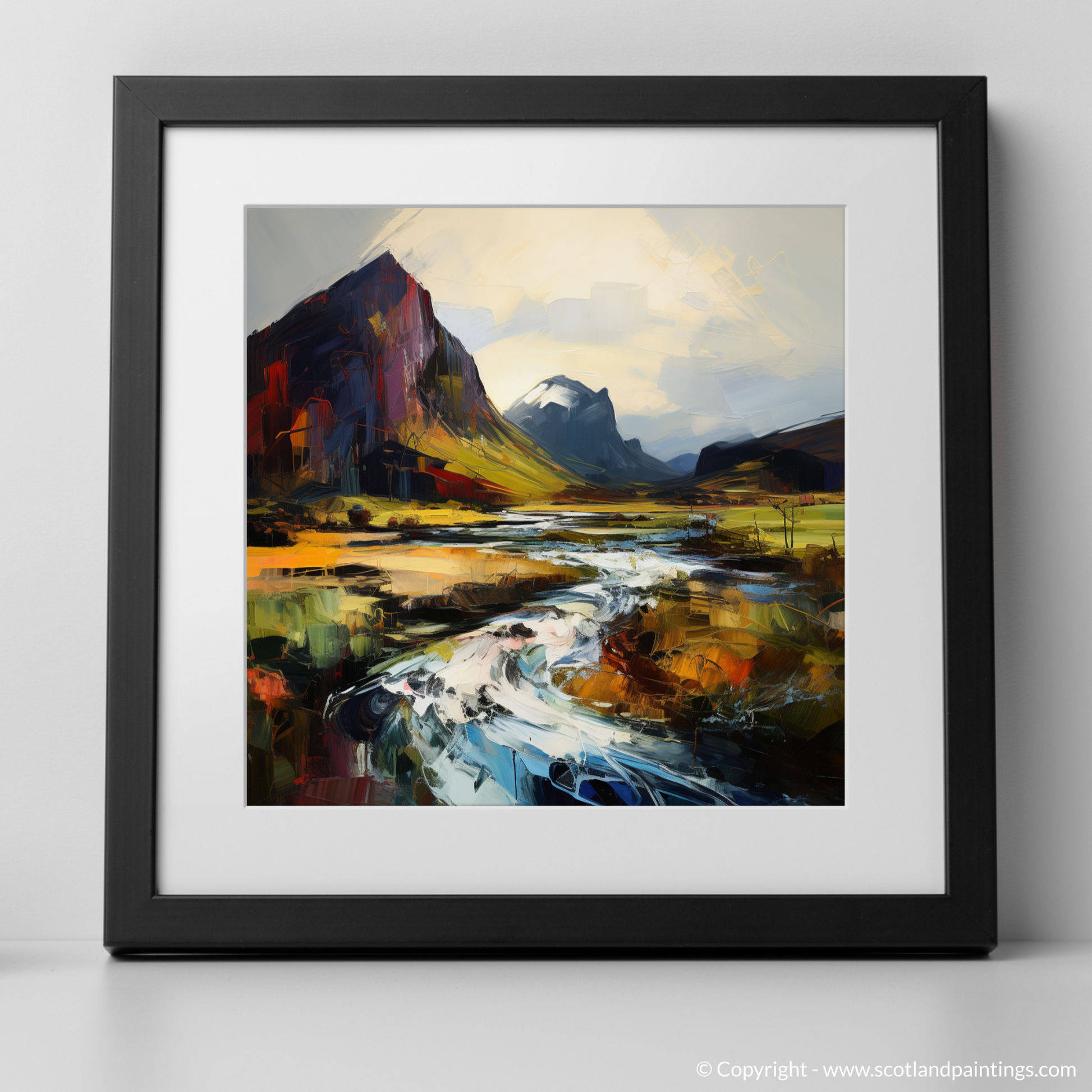 Art Print of Cruach Àrdrain with a black frame