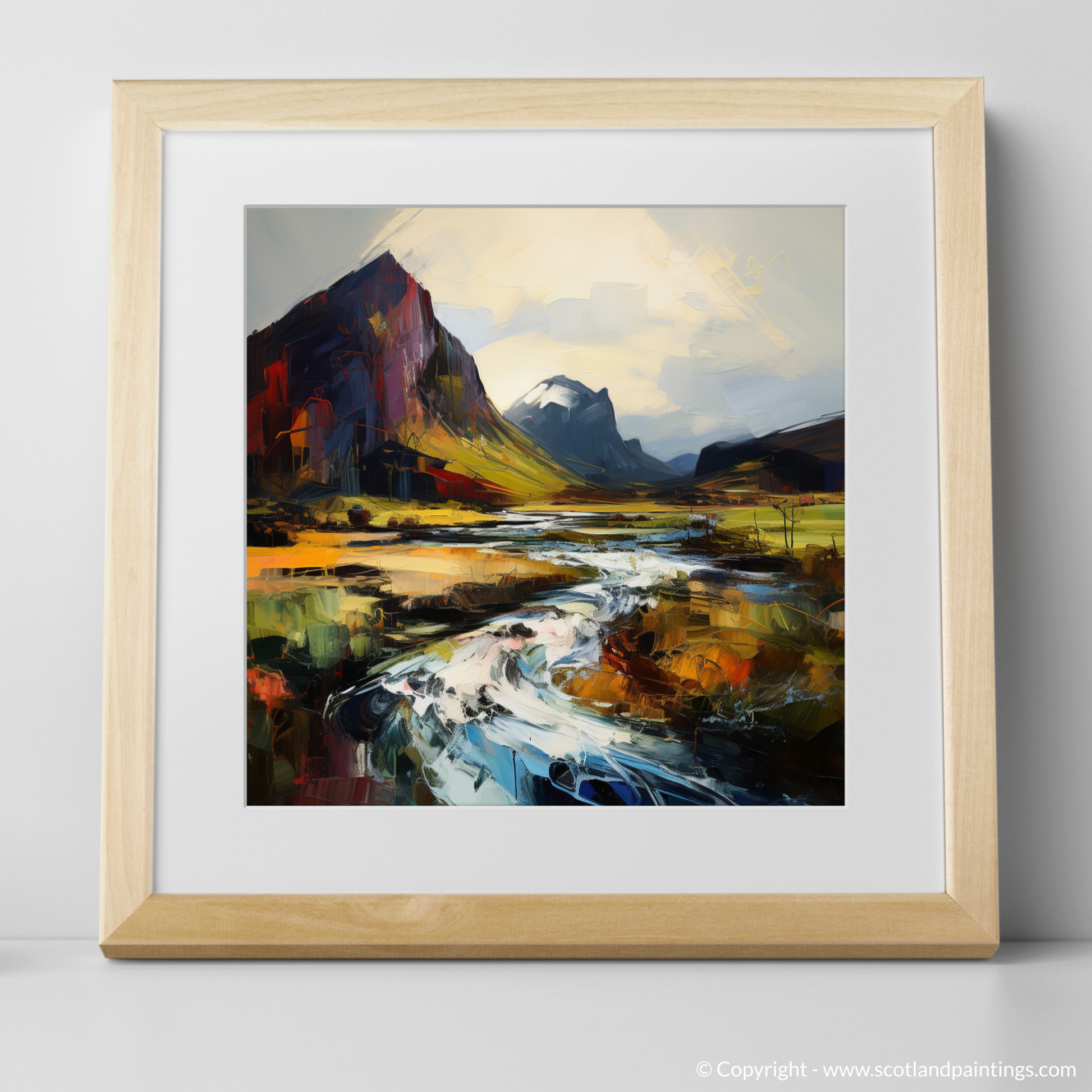 Art Print of Cruach Àrdrain with a natural frame