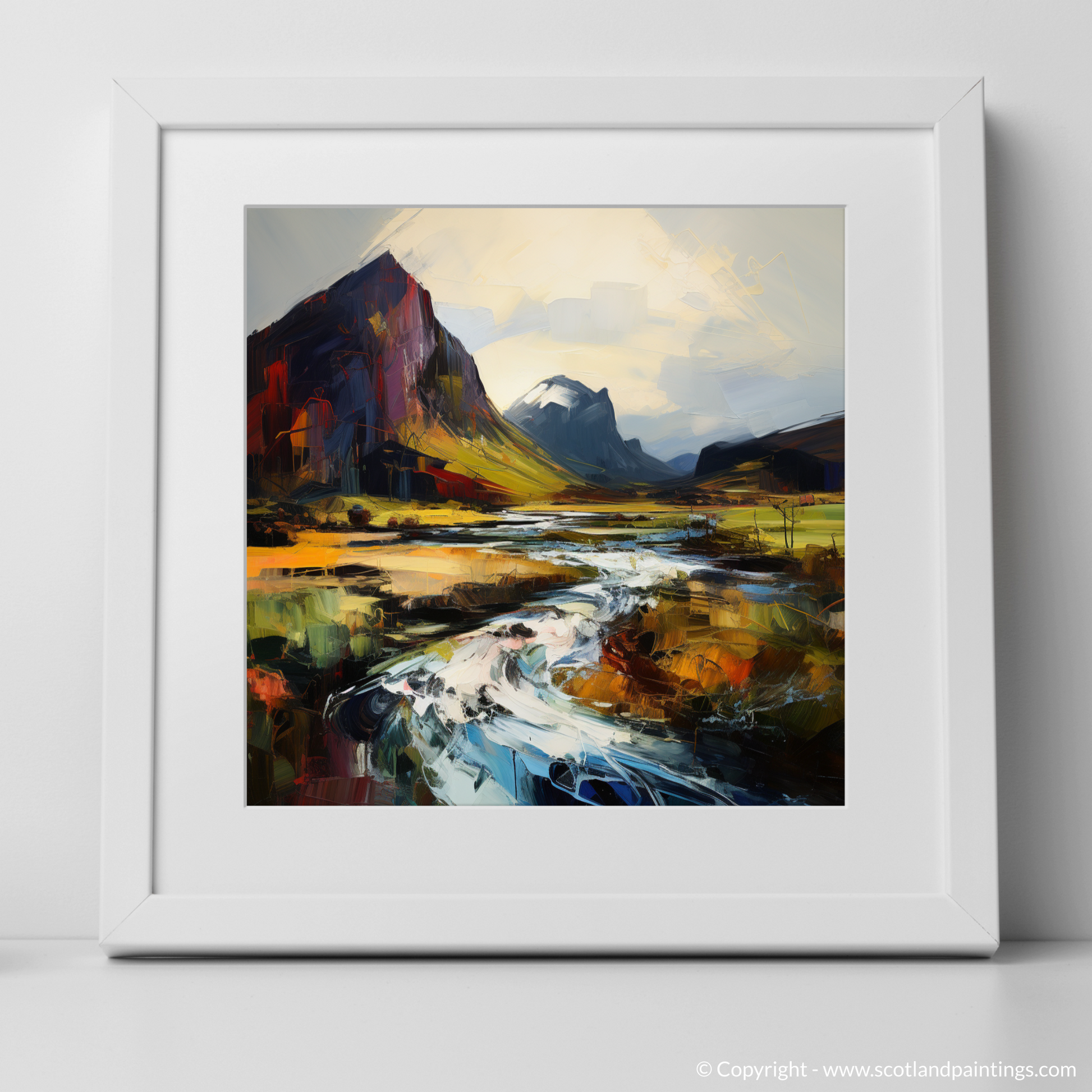 Art Print of Cruach Àrdrain with a white frame