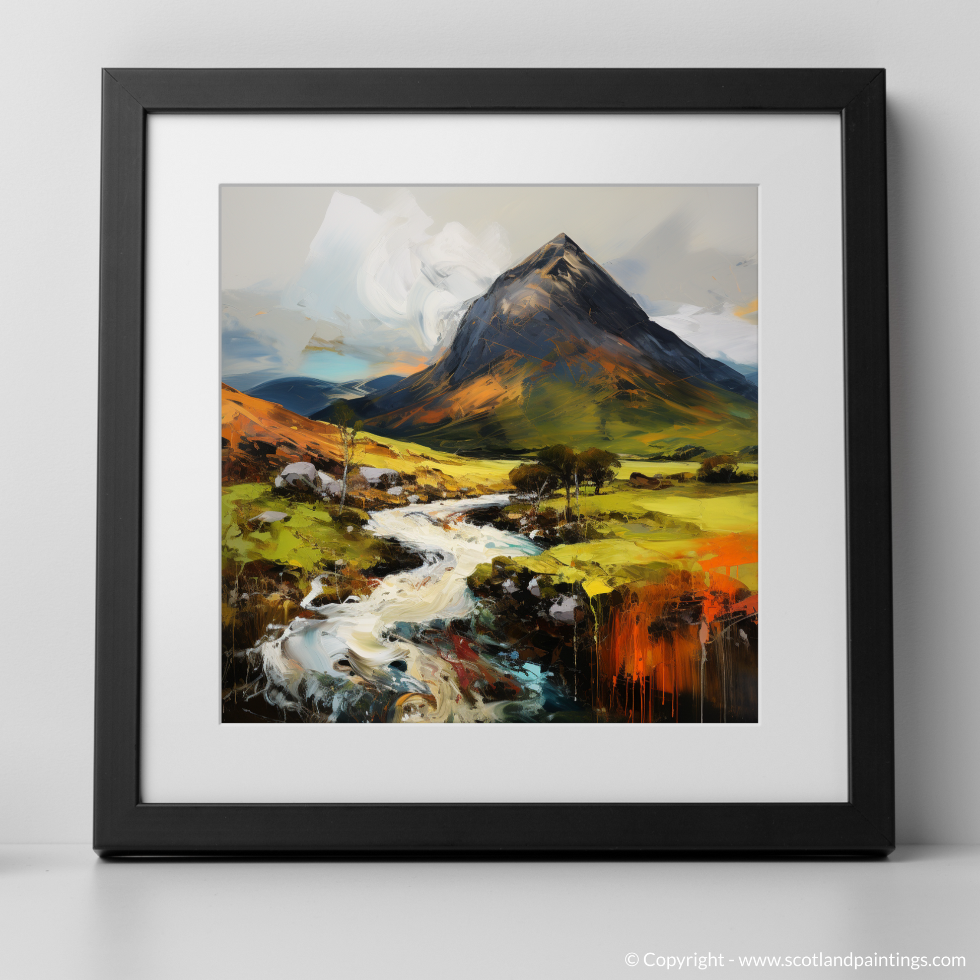 Art Print of Cruach Àrdrain with a black frame