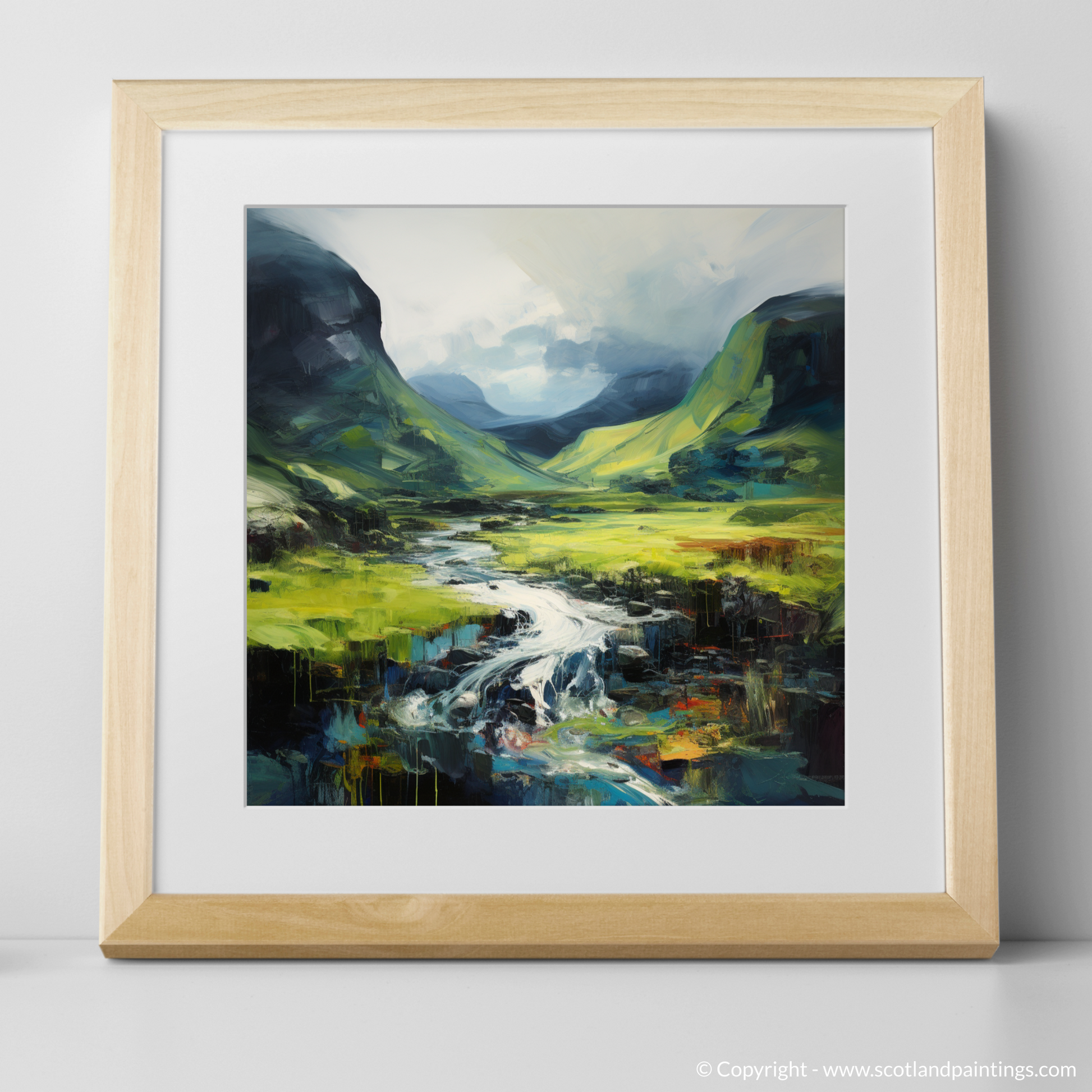 Art Print of Cruach Àrdrain with a natural frame