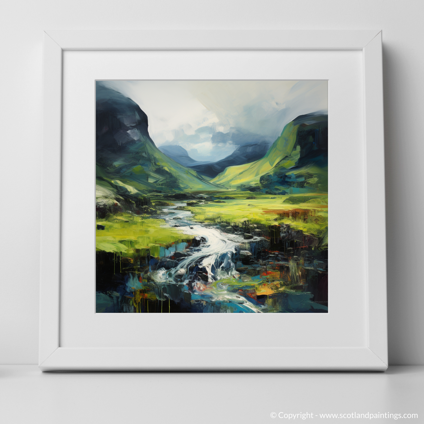 Art Print of Cruach Àrdrain with a white frame