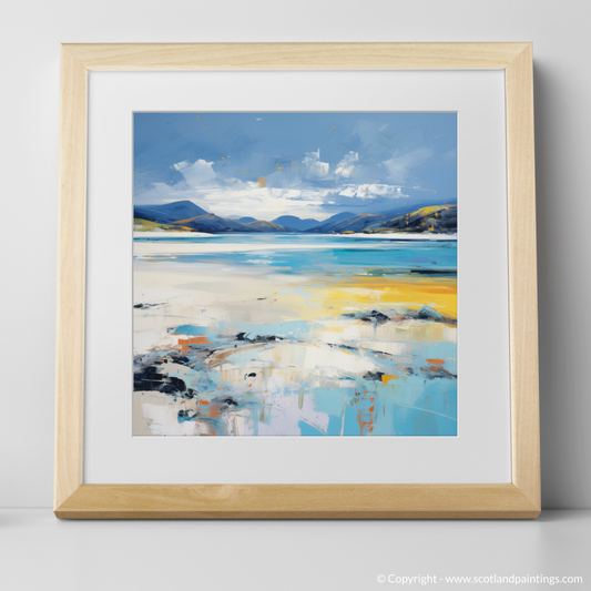 Painting and Art Print of Luskentyre Sands, Isle of Lewis. Emotive Horizons: Luskentyre Sands Unleashed.