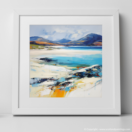Painting and Art Print of Luskentyre Sands, Isle of Lewis. Expressionist Ode to Luskentyre Sands.