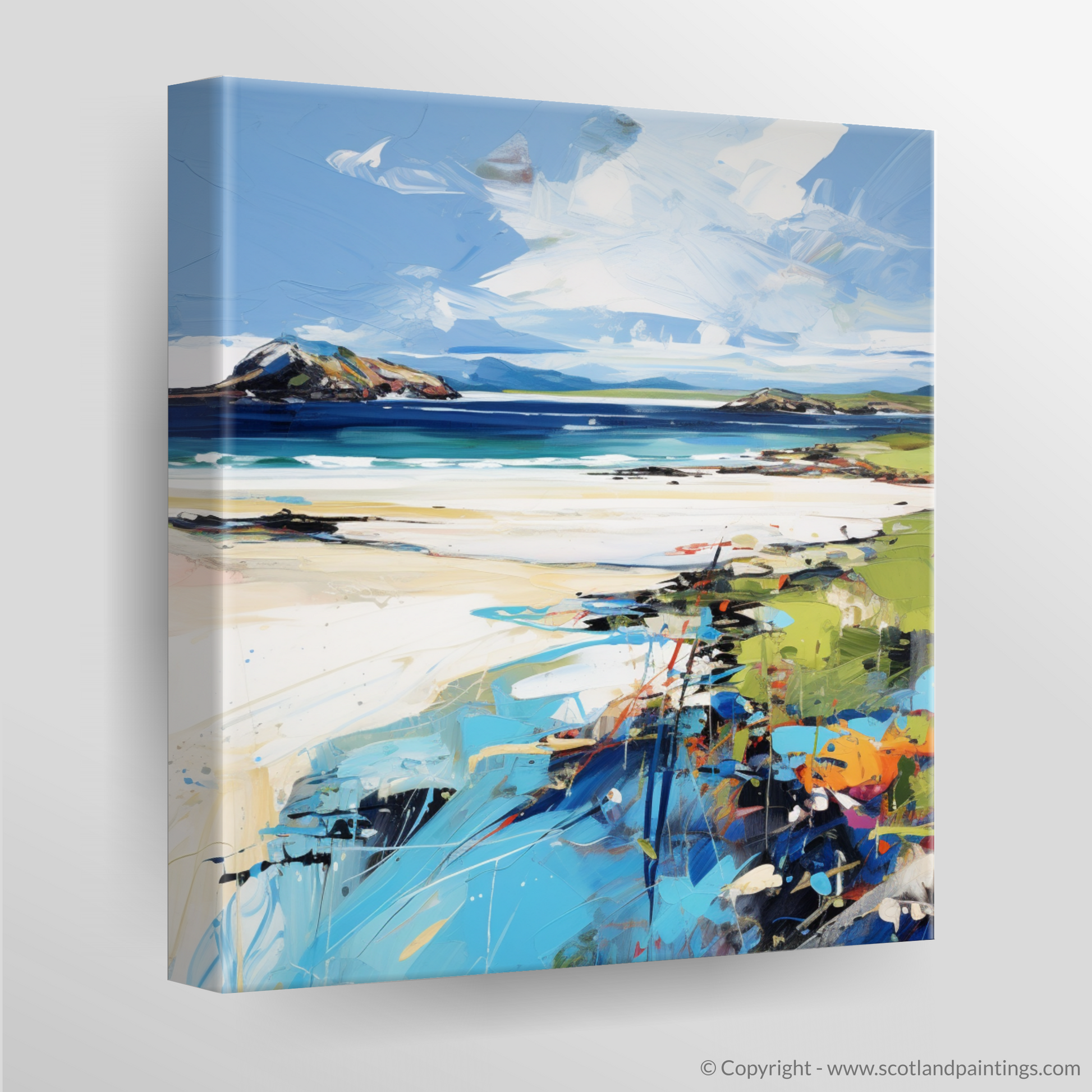 Canvas Print of Camusdarach Beach