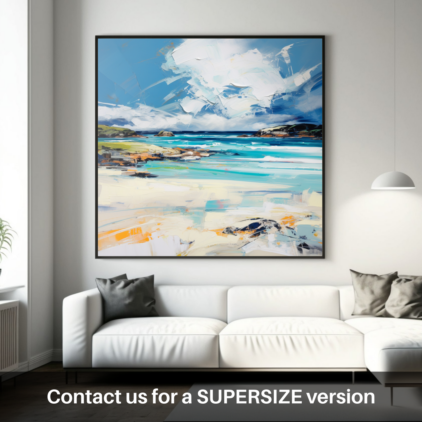 Huge supersize print of Camusdarach Beach