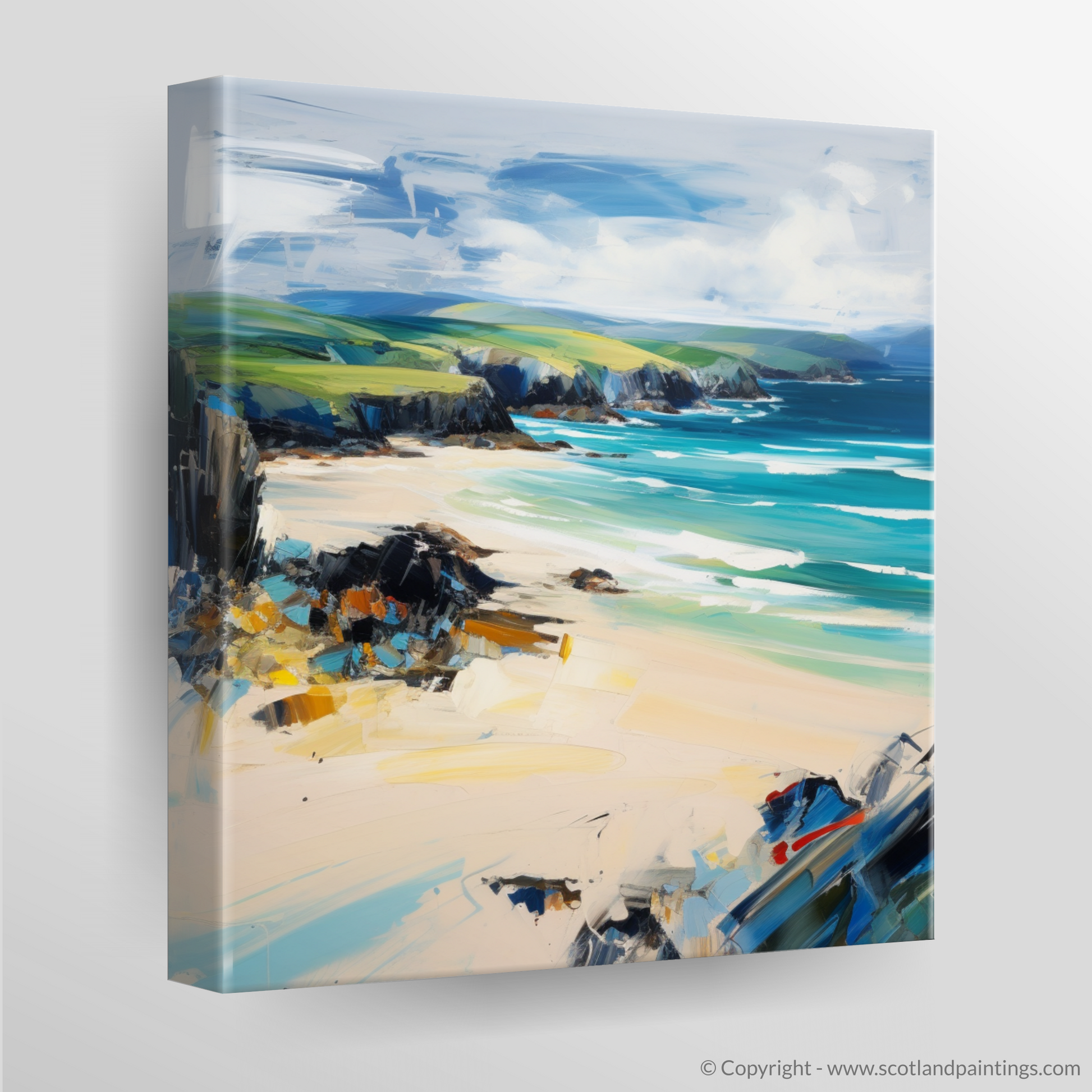 Canvas Print of Durness Beach, Sutherland