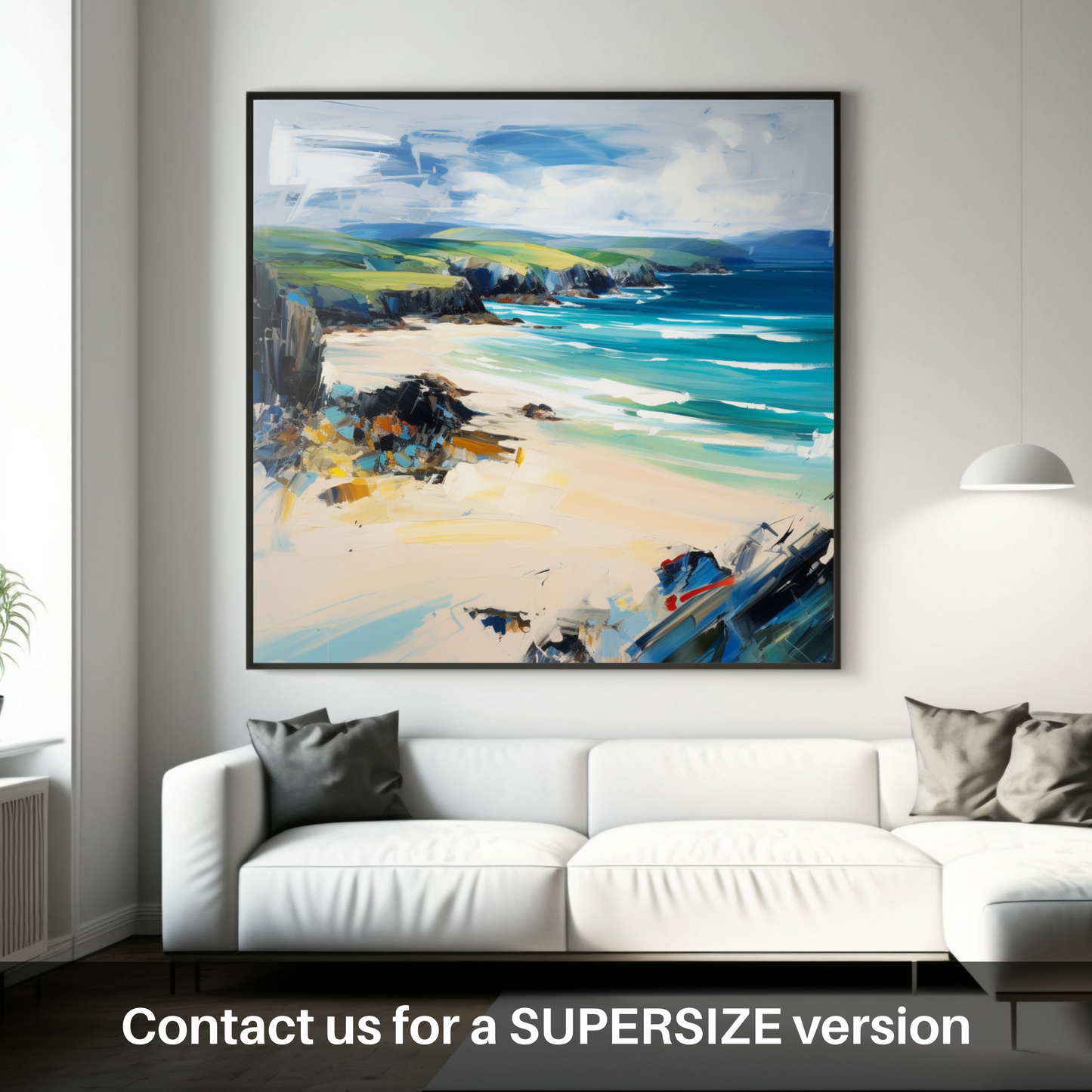 Huge supersize print of Durness Beach, Sutherland