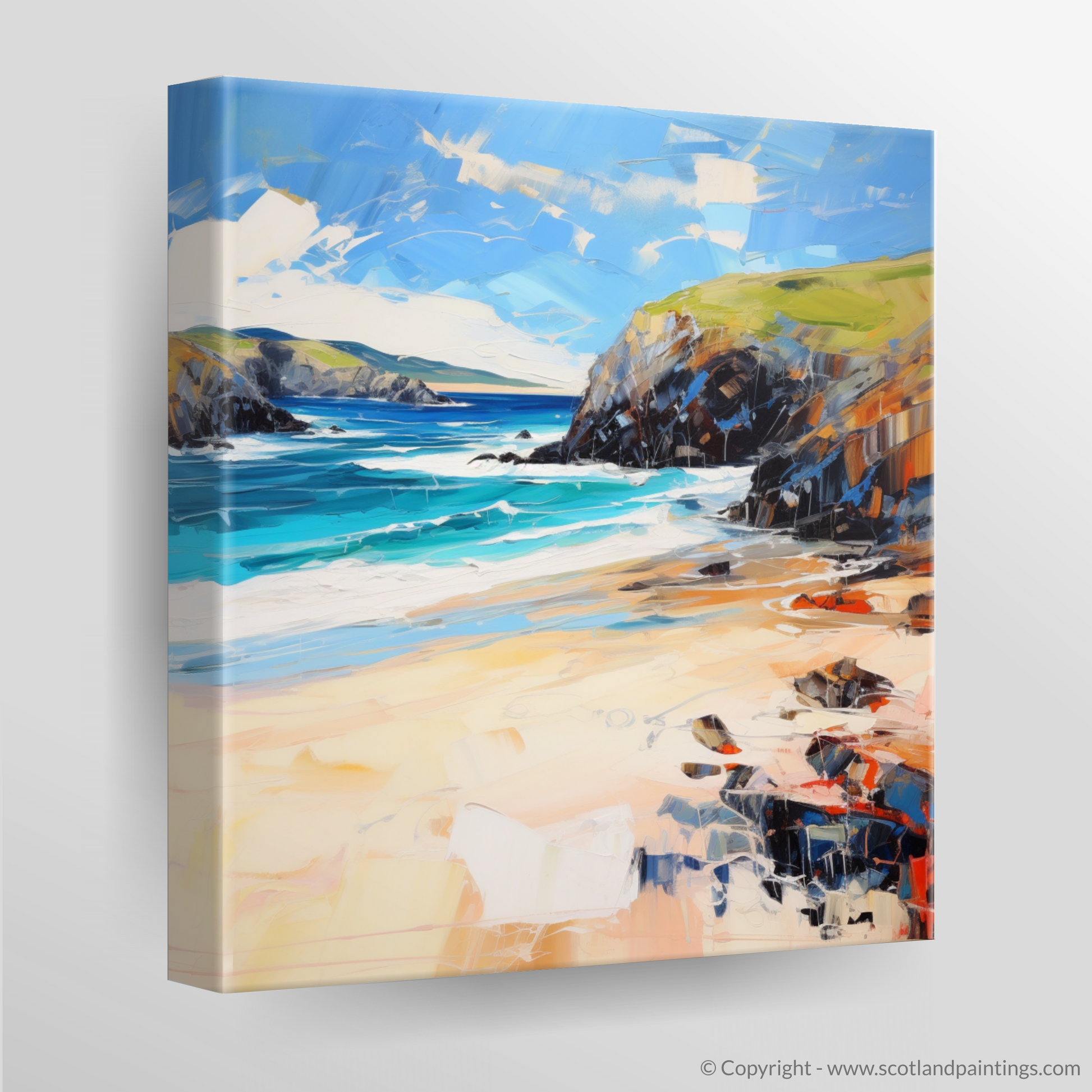 Canvas Print of Durness Beach, Sutherland