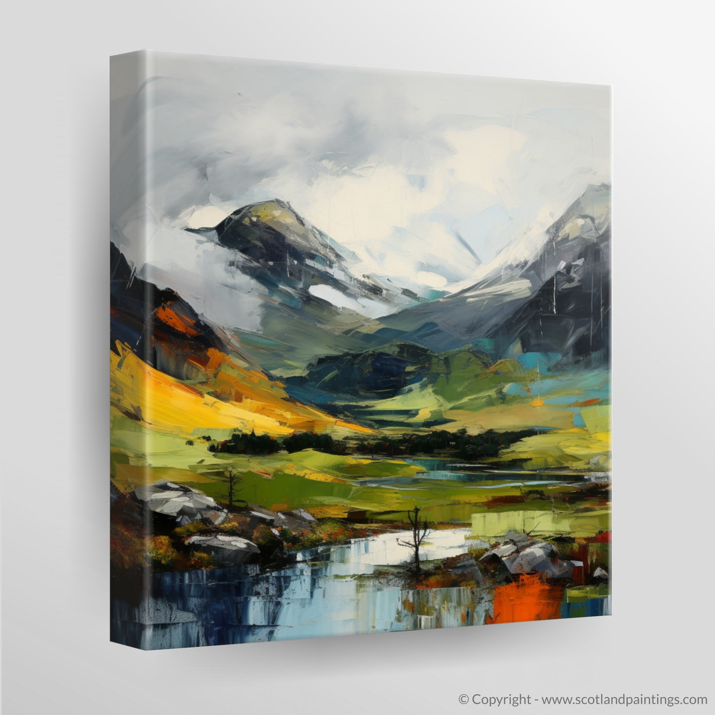 Canvas Print of Meall Greigh