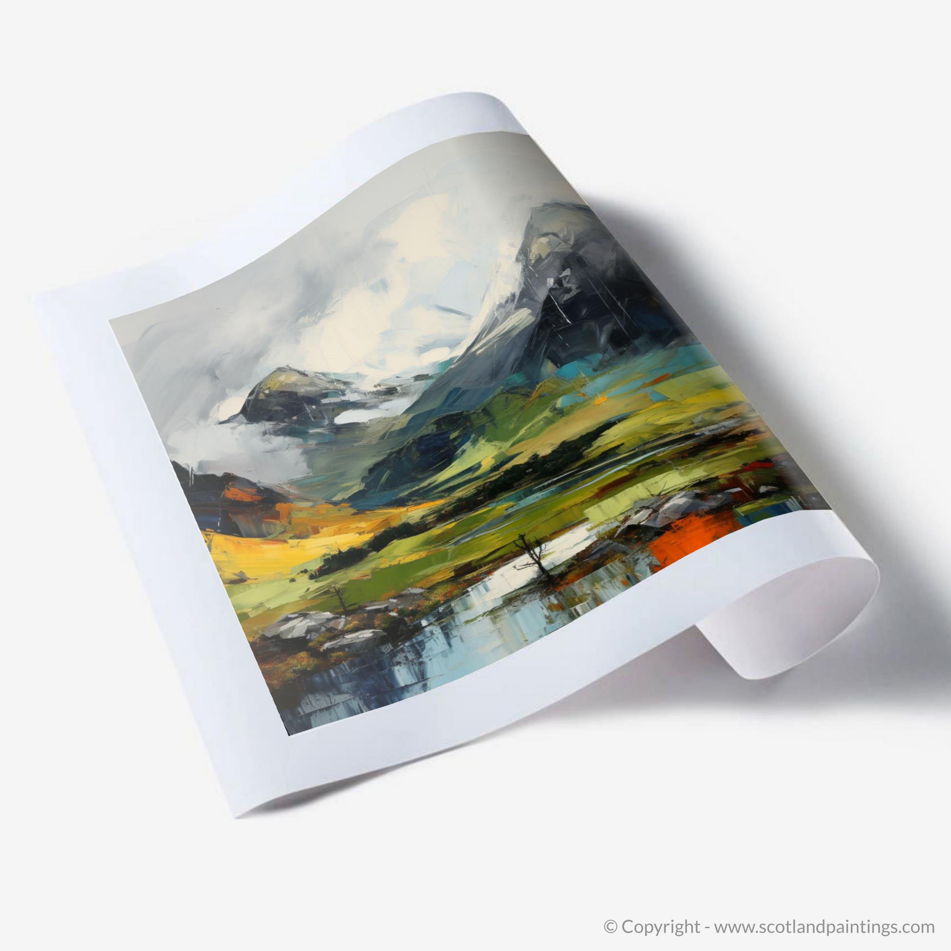 Art Print of Meall Greigh