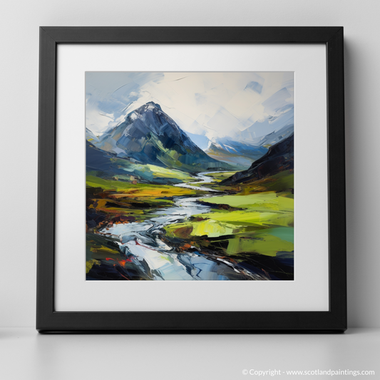 Art Print of Meall Greigh with a black frame