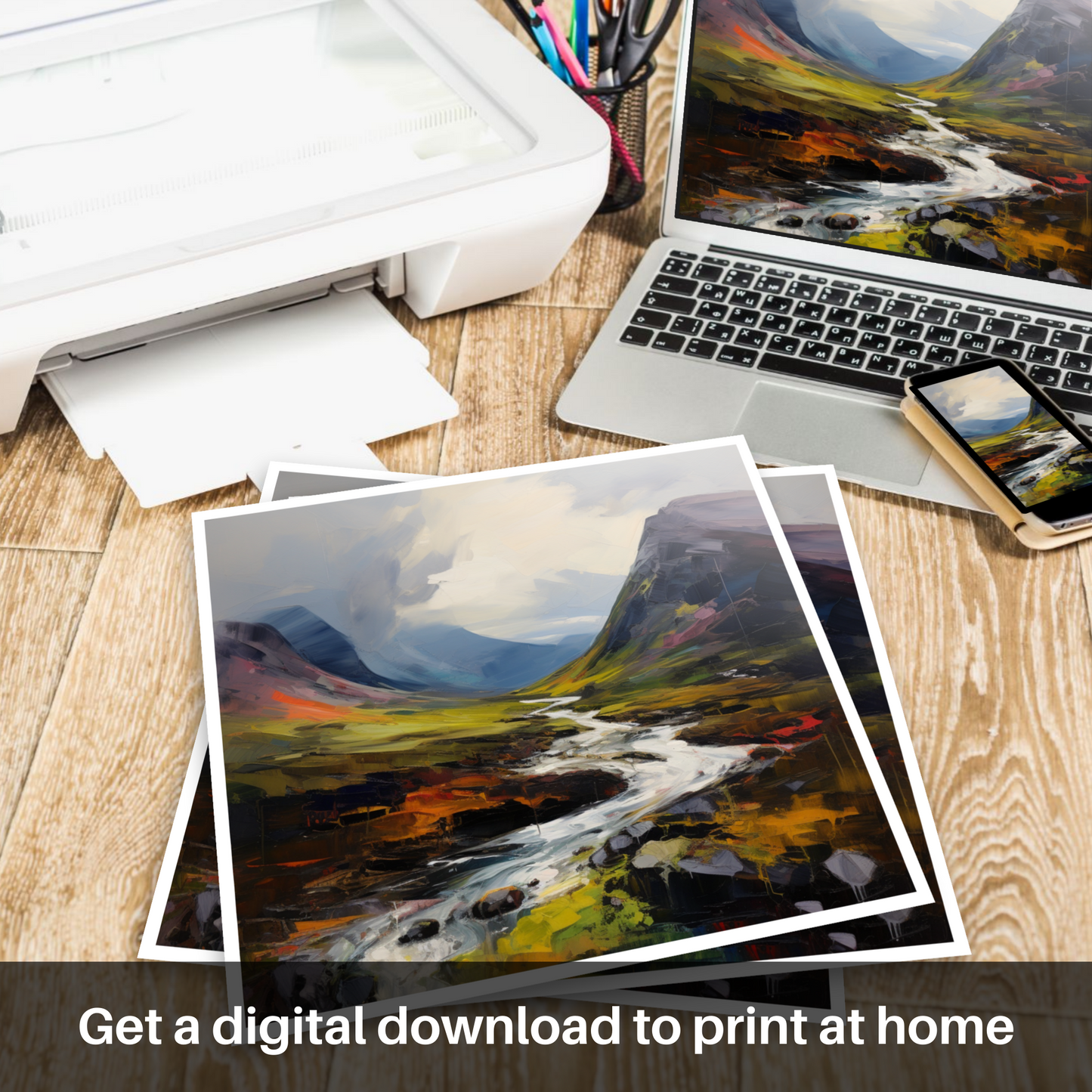 Downloadable and printable picture of Meall Greigh