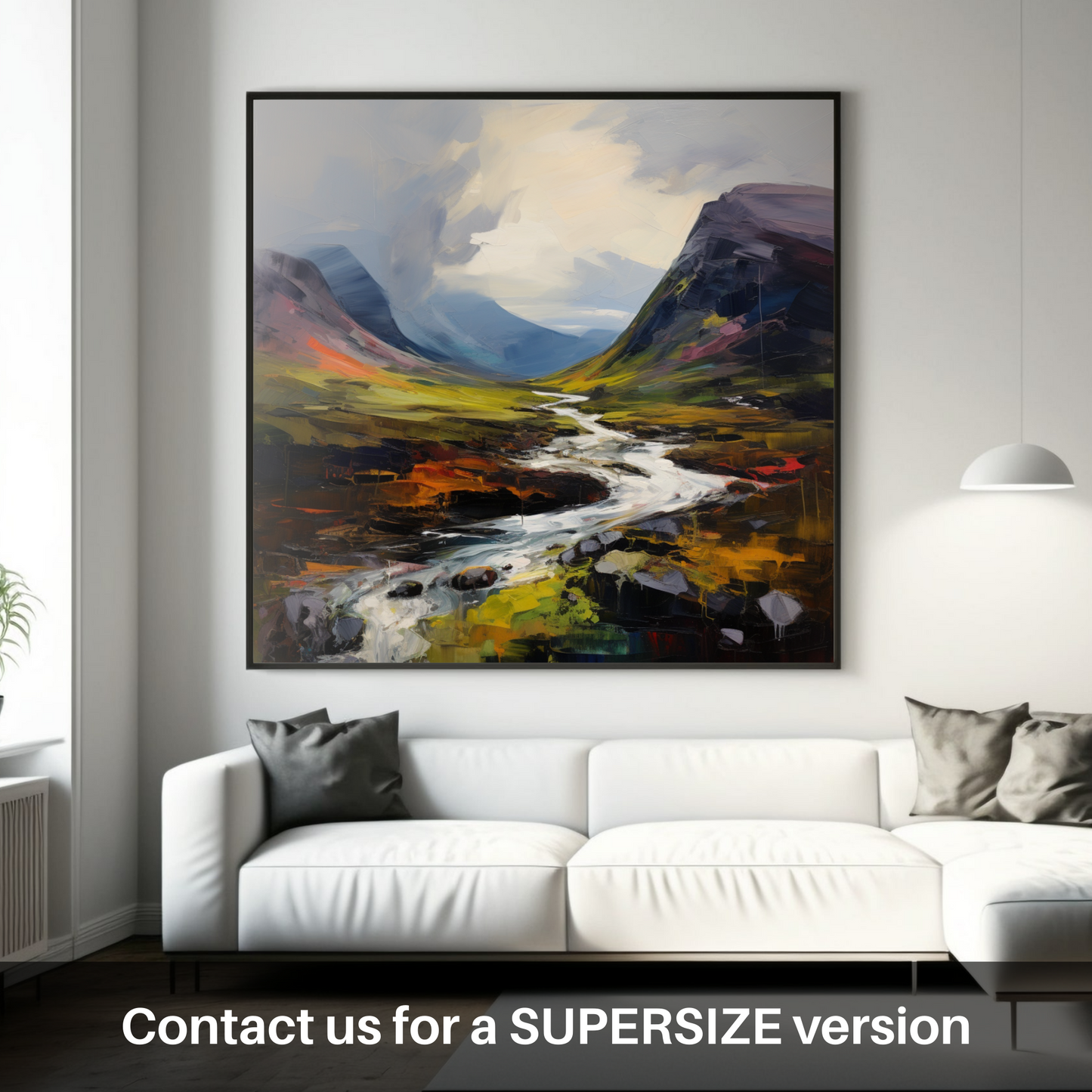 Huge supersize print of Meall Greigh