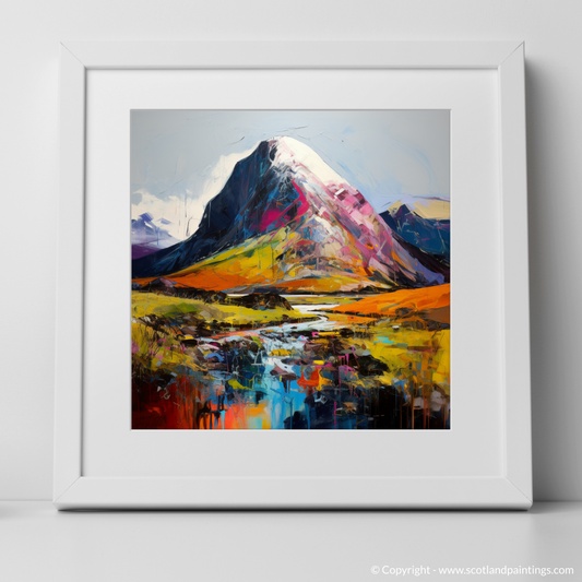 Painting and Art Print of Ben Nevis. Ben Nevis in Expressionist Colour Majesty.