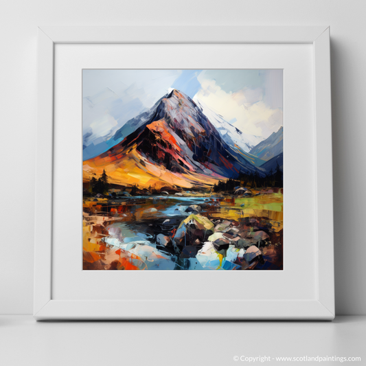 Painting and Art Print of Ben Nevis. Ben Nevis Unleashed: An Expressionist Ode to the Scottish Highlands.