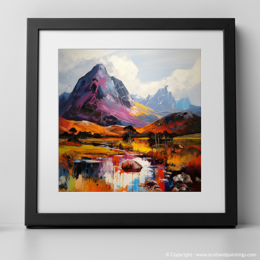 Painting and Art Print of Ben Nevis. Ben Nevis Unleashed: An Expressionist Ode to the Scottish Highlands.