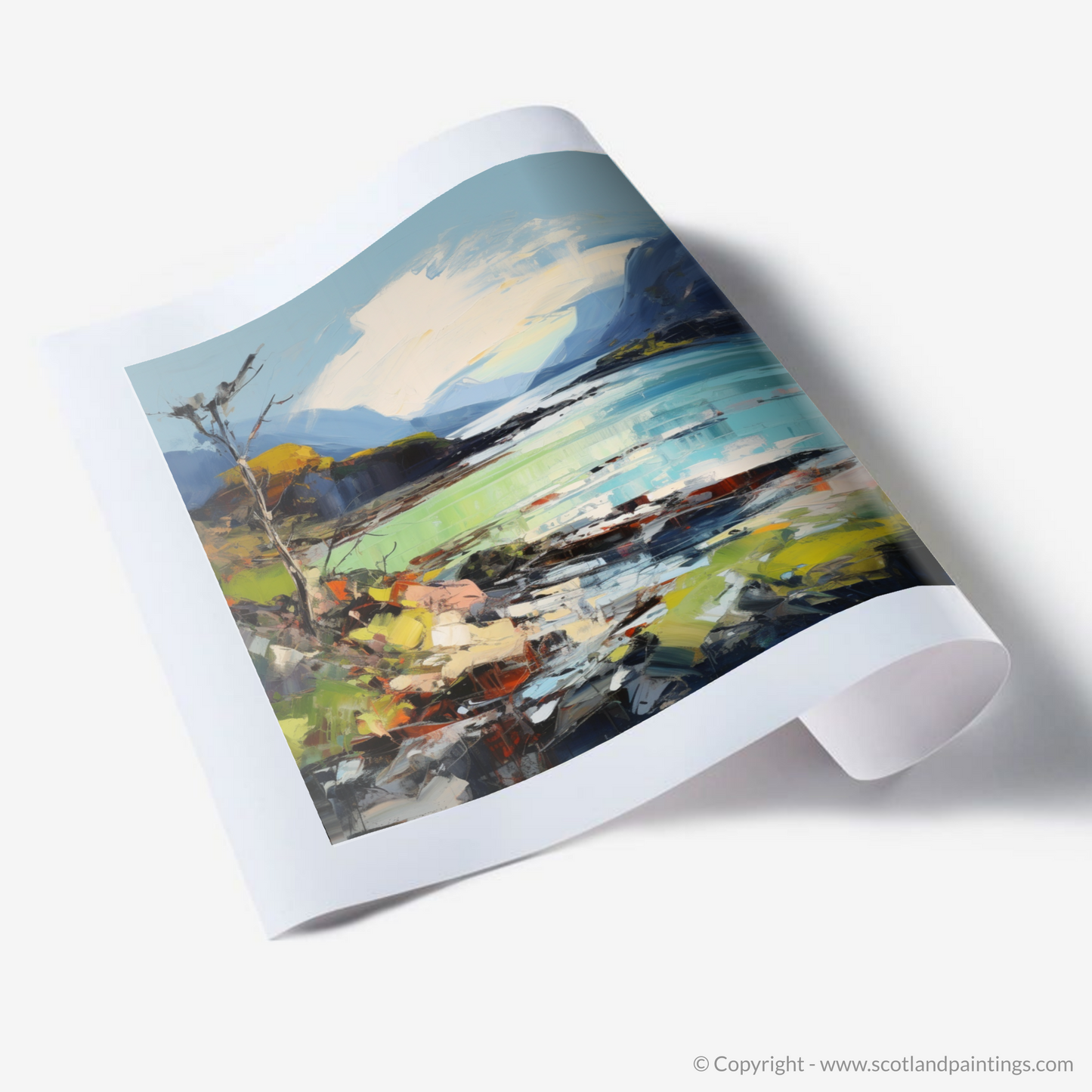 Art Print of Ardtun Bay, Isle of Mull