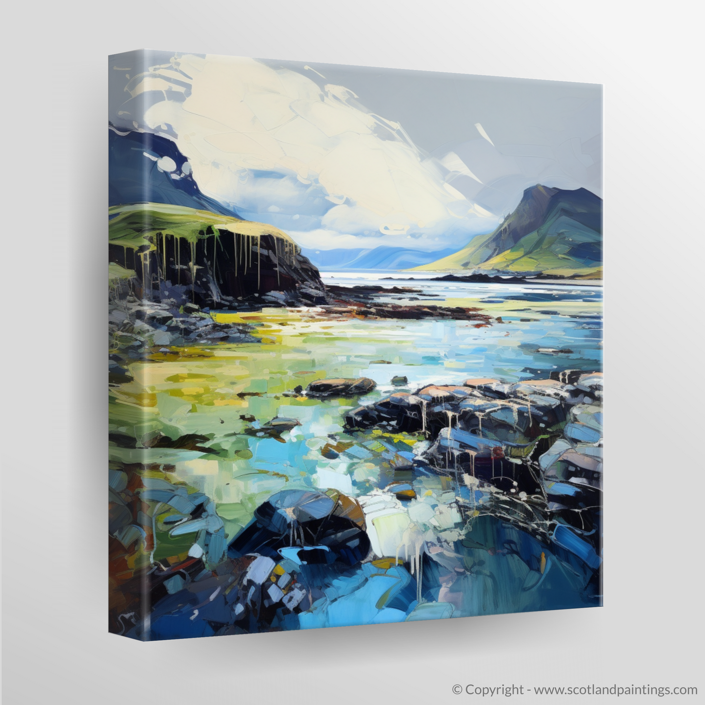 Canvas Print of Ardtun Bay, Isle of Mull