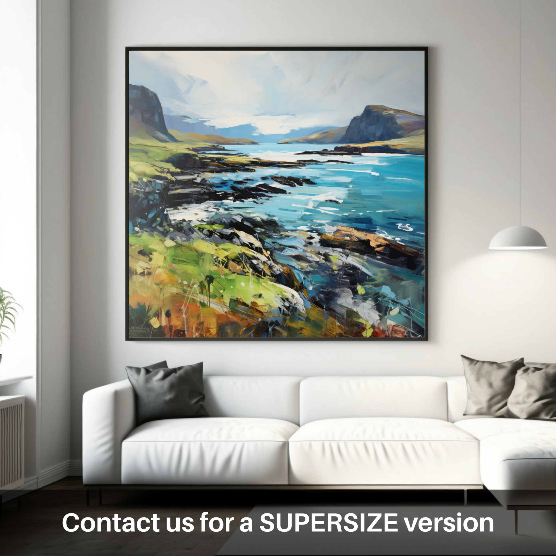 Huge supersize print of Ardtun Bay, Isle of Mull