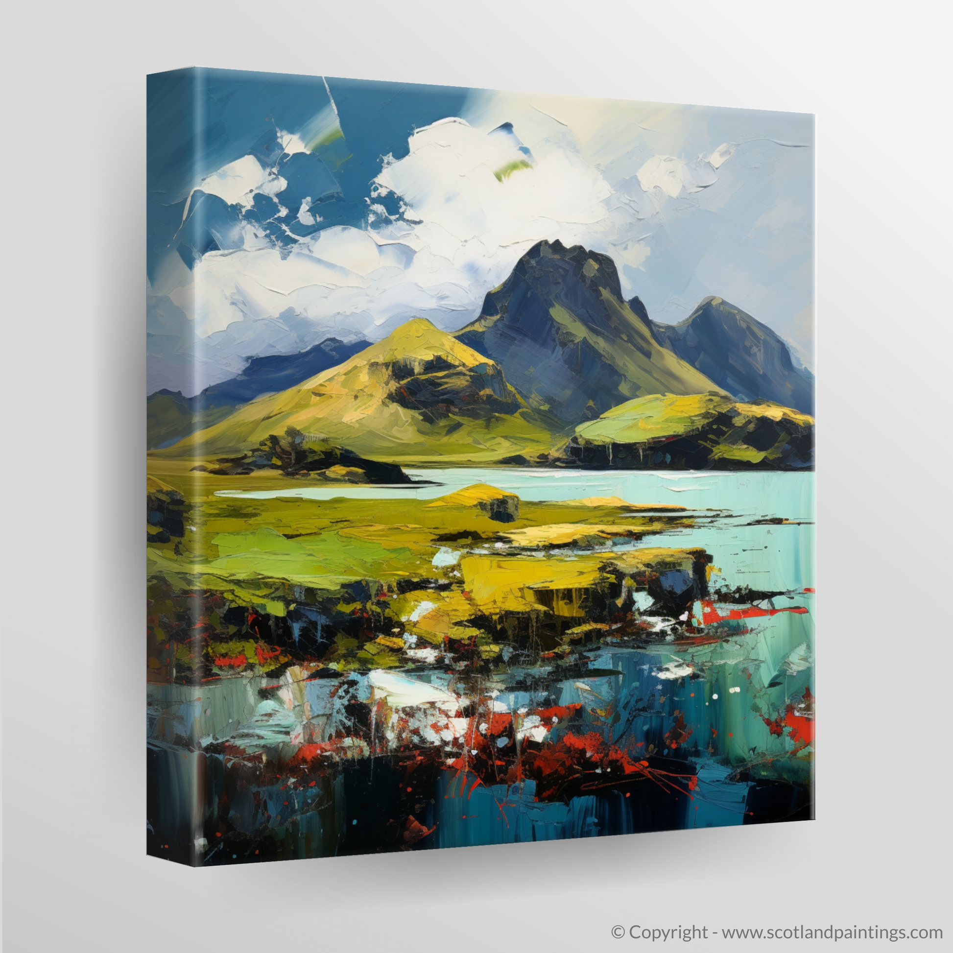 Canvas Print of Isle of Eigg, Inner Hebrides