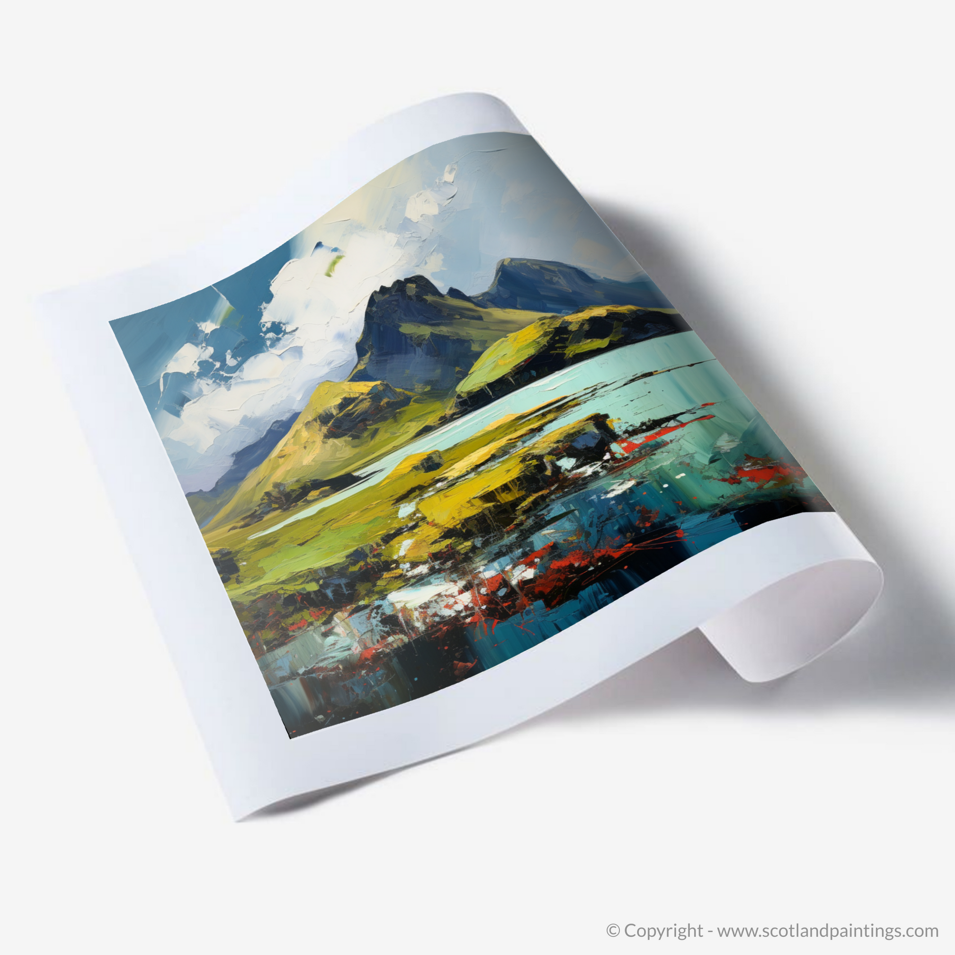 Art Print of Isle of Eigg, Inner Hebrides