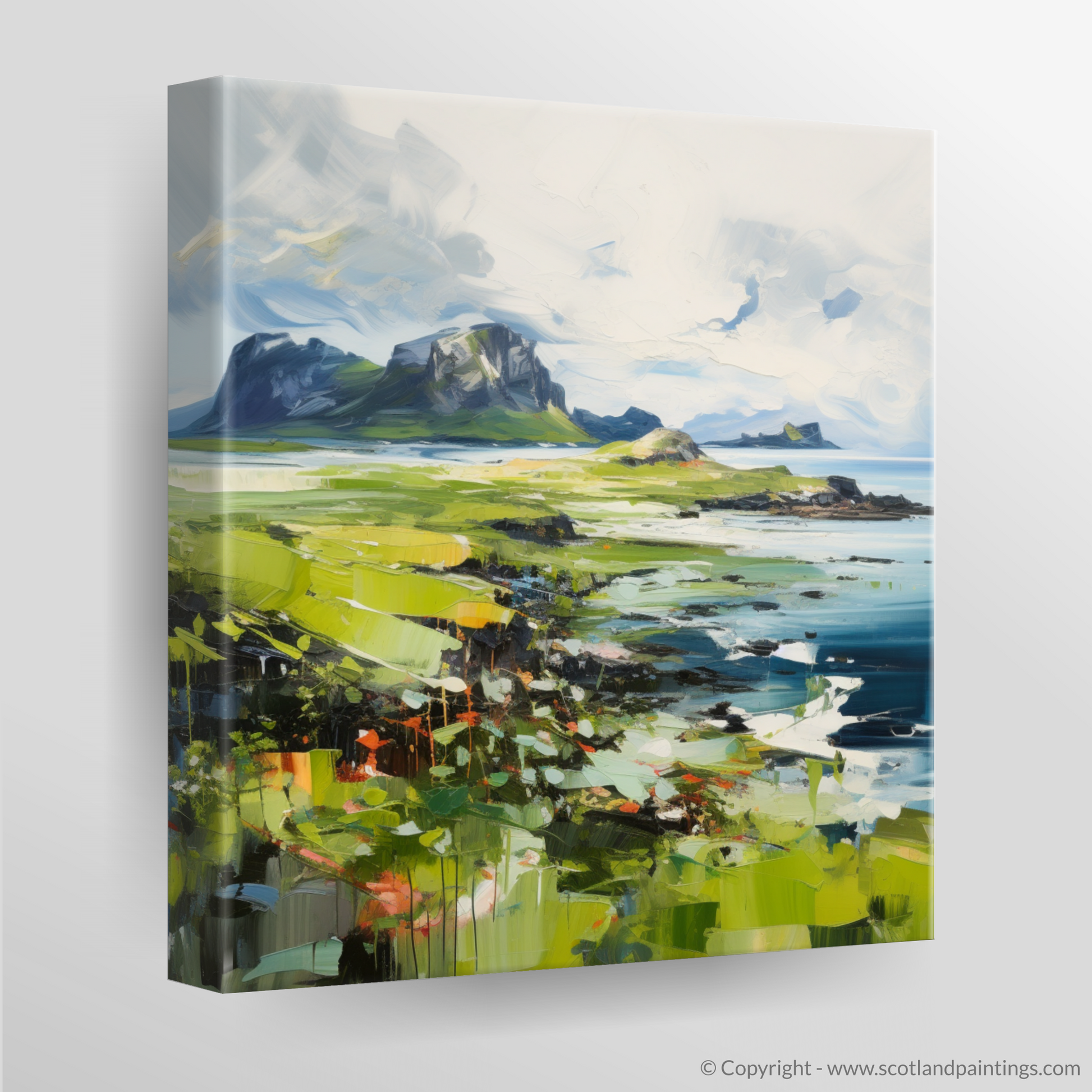 Canvas Print of Isle of Eigg, Inner Hebrides