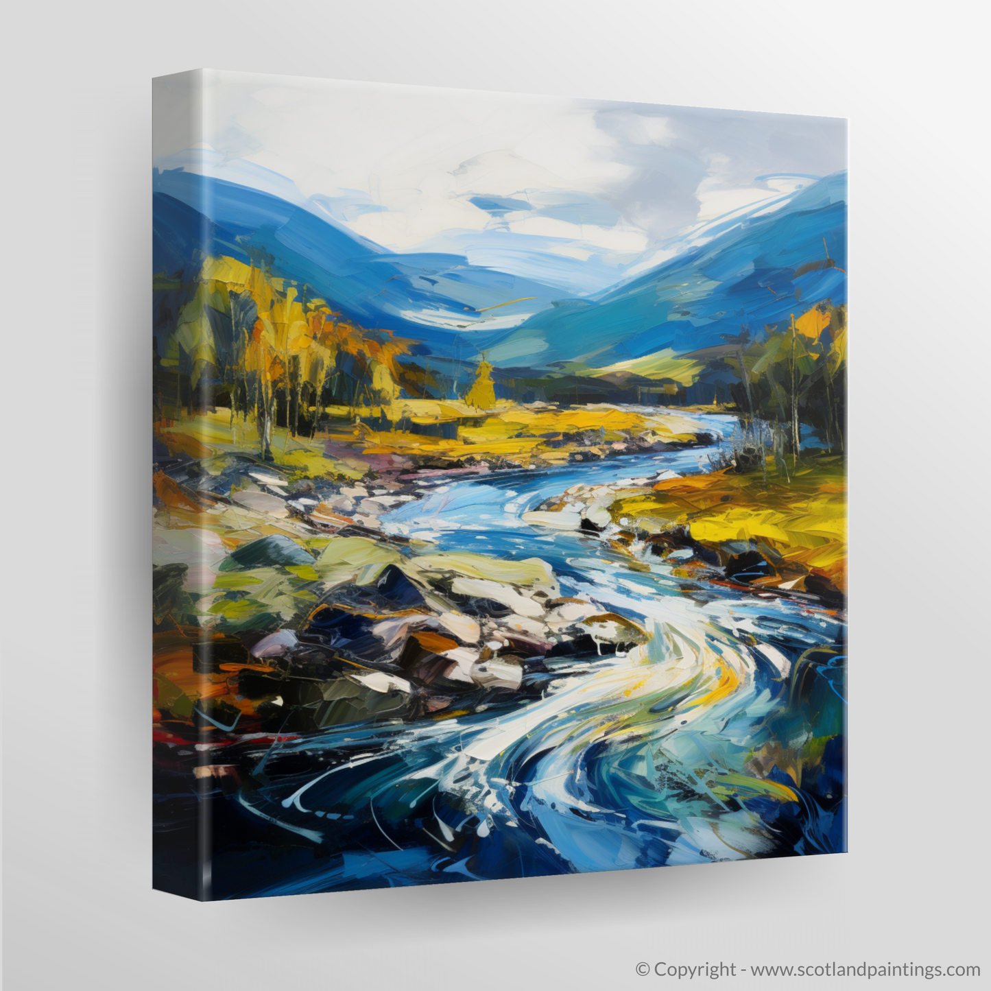 Canvas Print of River Orchy, Argyll and Bute