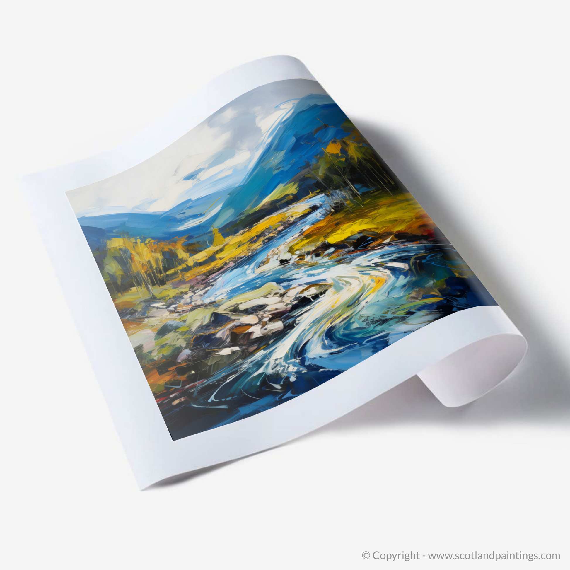 Art Print of River Orchy, Argyll and Bute