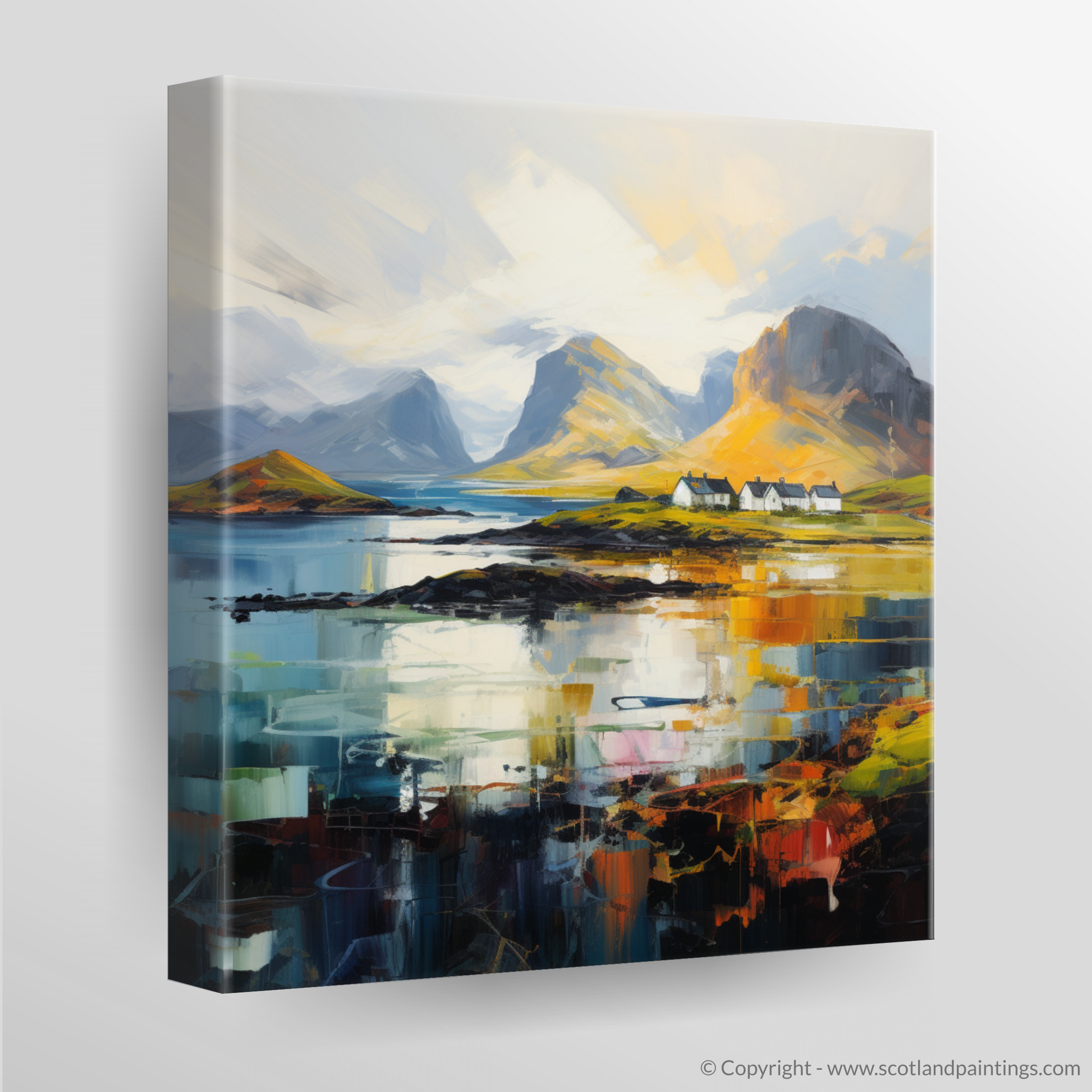 Canvas Print of Isle of Rum, Inner Hebrides