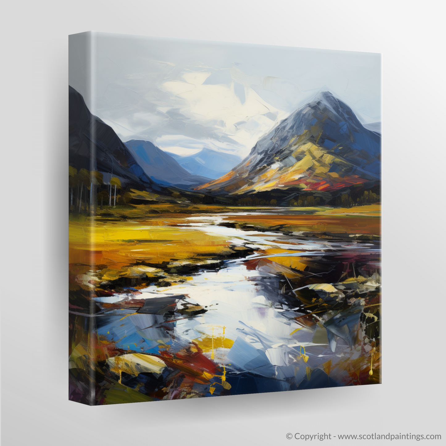 Canvas Print of Glencoe, Argyll and Bute