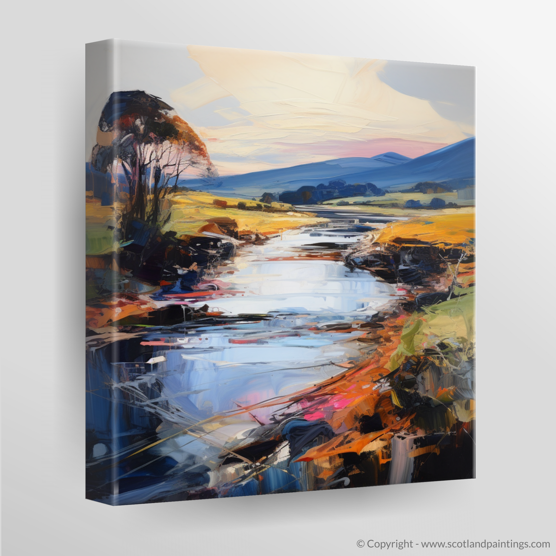 Canvas Print of River Nith, Dumfries and Galloway