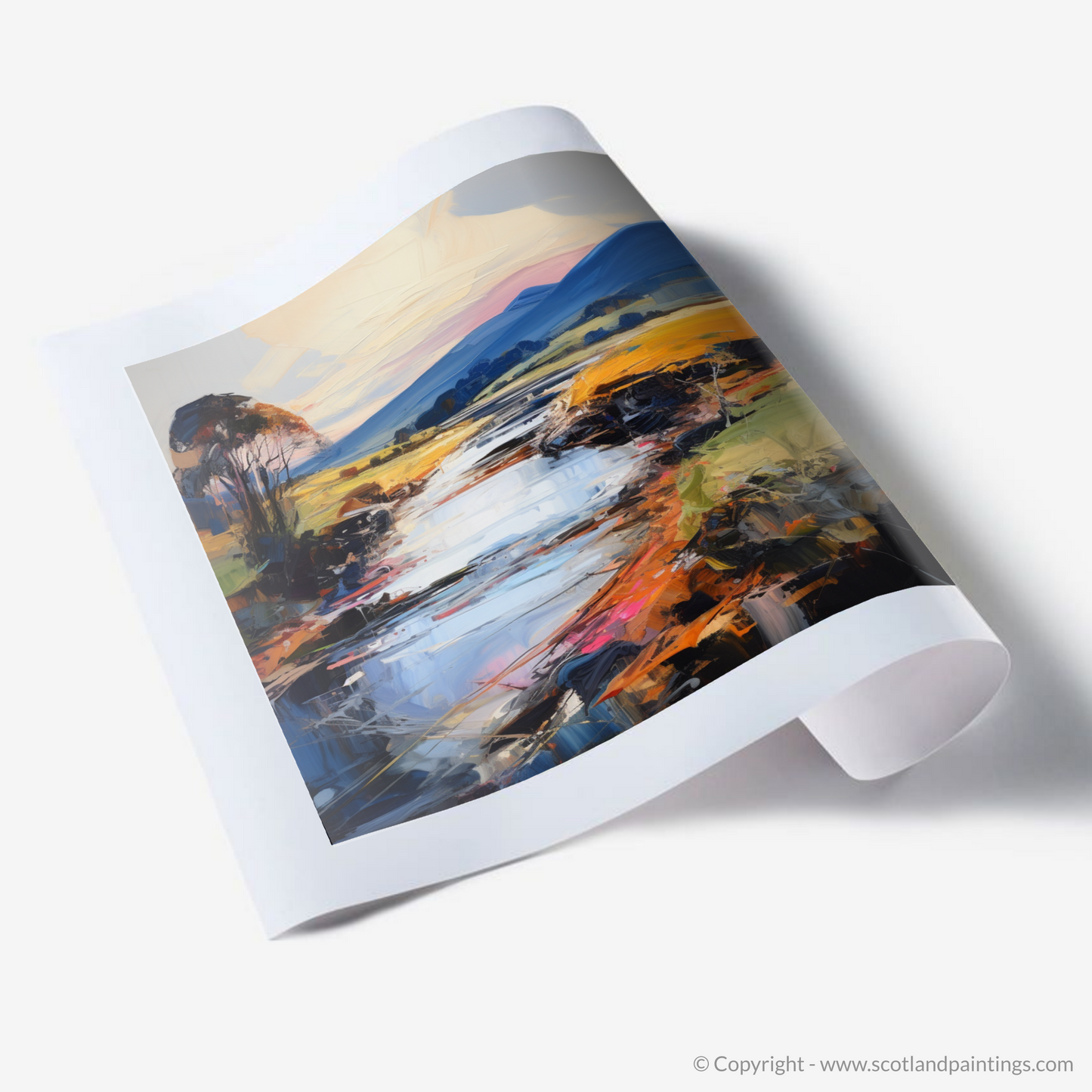 Art Print of River Nith, Dumfries and Galloway