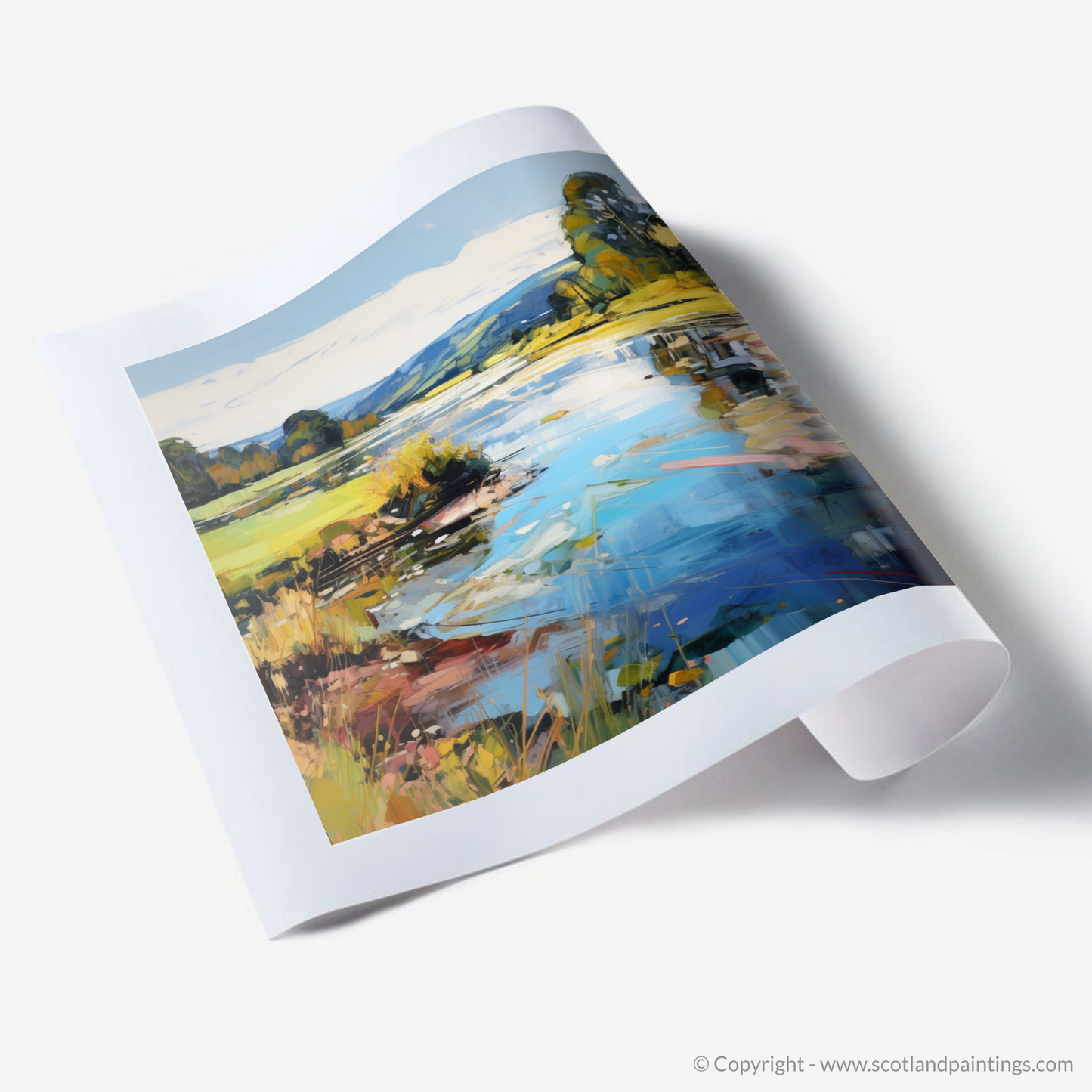 Art Print of River Nith, Dumfries and Galloway