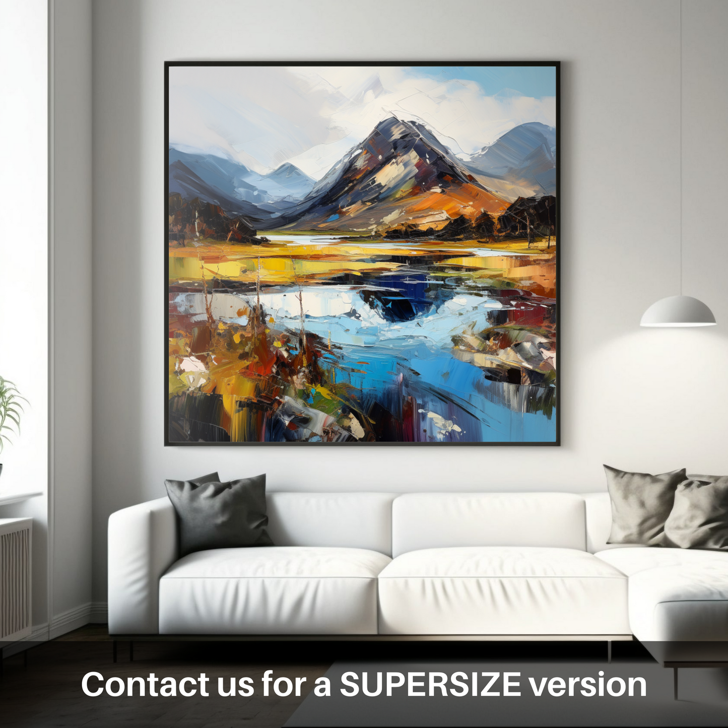 Huge supersize print of Glen Sannox, Isle of Arran