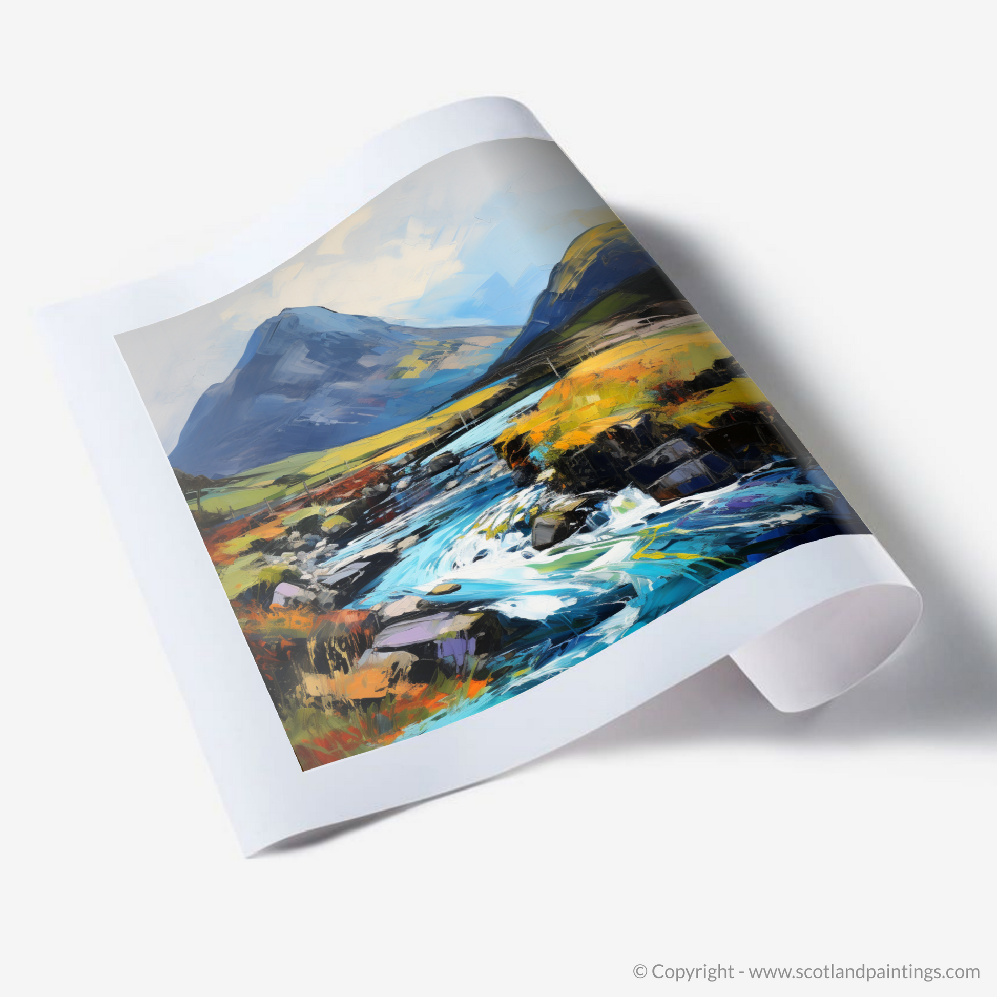 Art Print of Glen Sannox, Isle of Arran