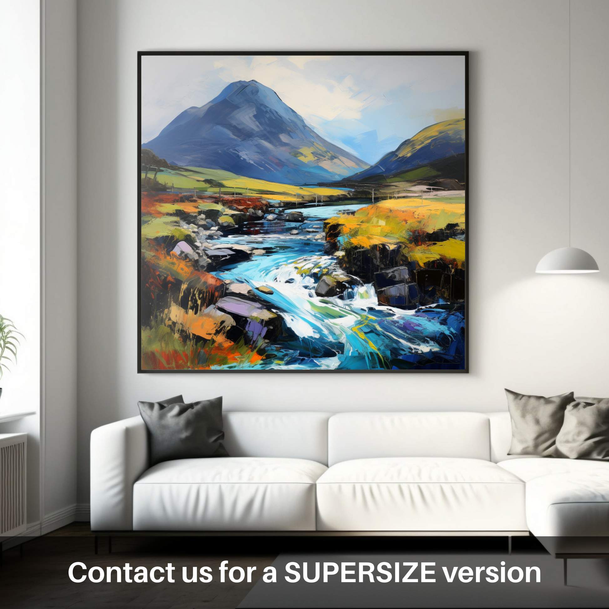 Huge supersize print of Glen Sannox, Isle of Arran