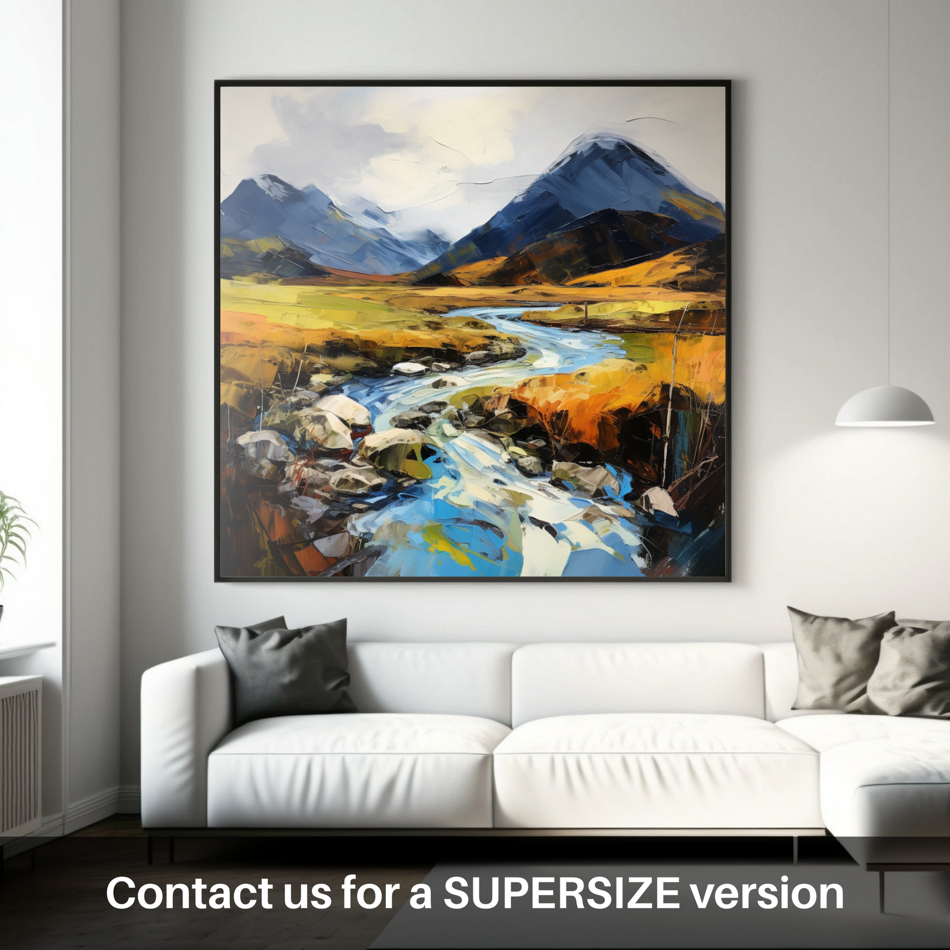 Huge supersize print of Glen Sannox, Isle of Arran