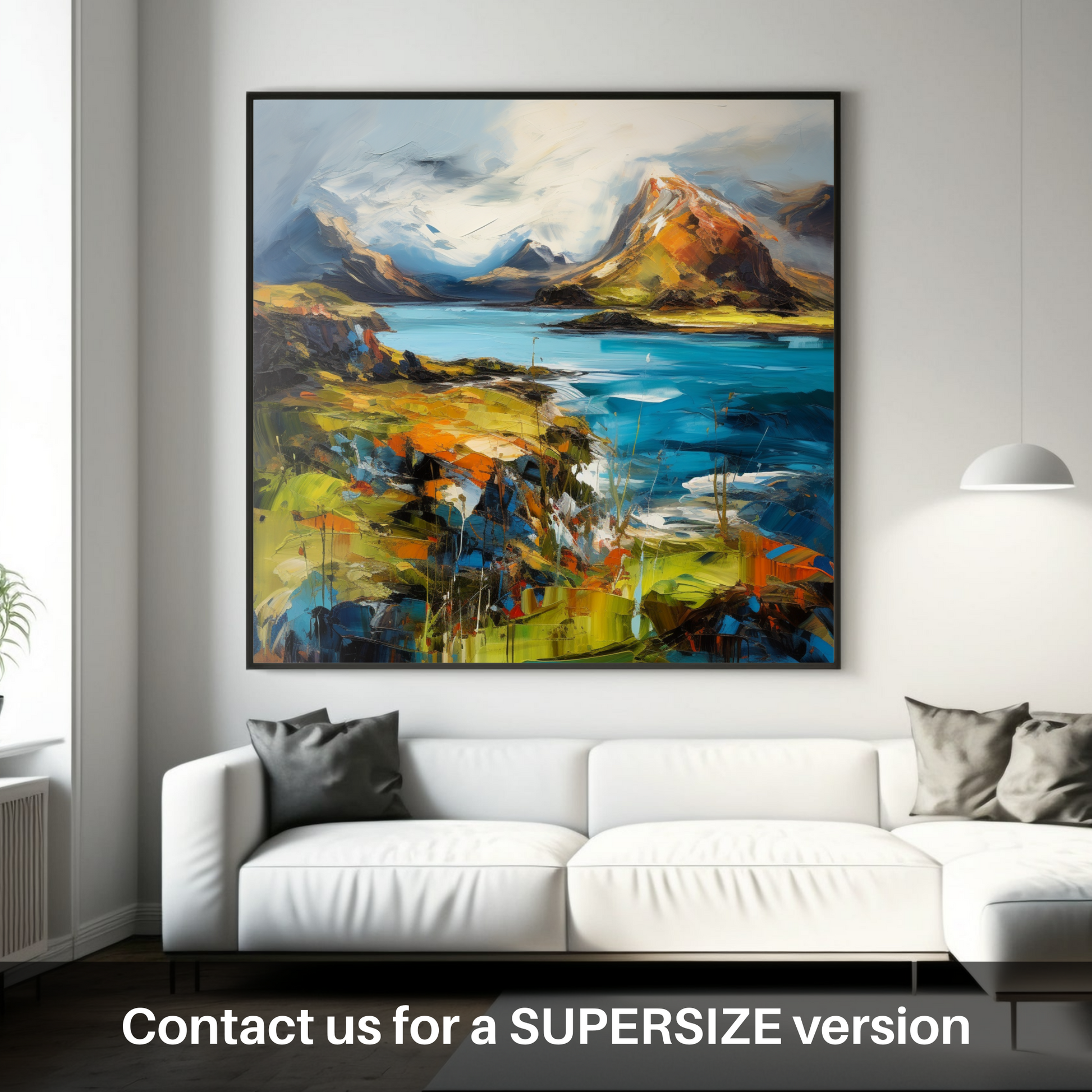 Huge supersize print of Isle of Skye's smaller isles, Inner Hebrides