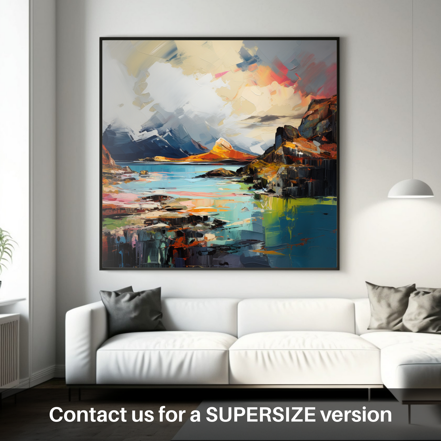 Huge supersize print of Isle of Skye's smaller isles, Inner Hebrides