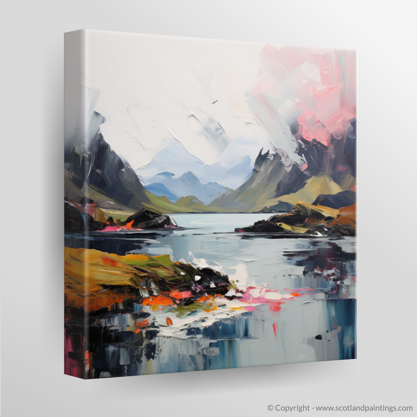 Canvas Print of Isle of Skye's smaller isles, Inner Hebrides