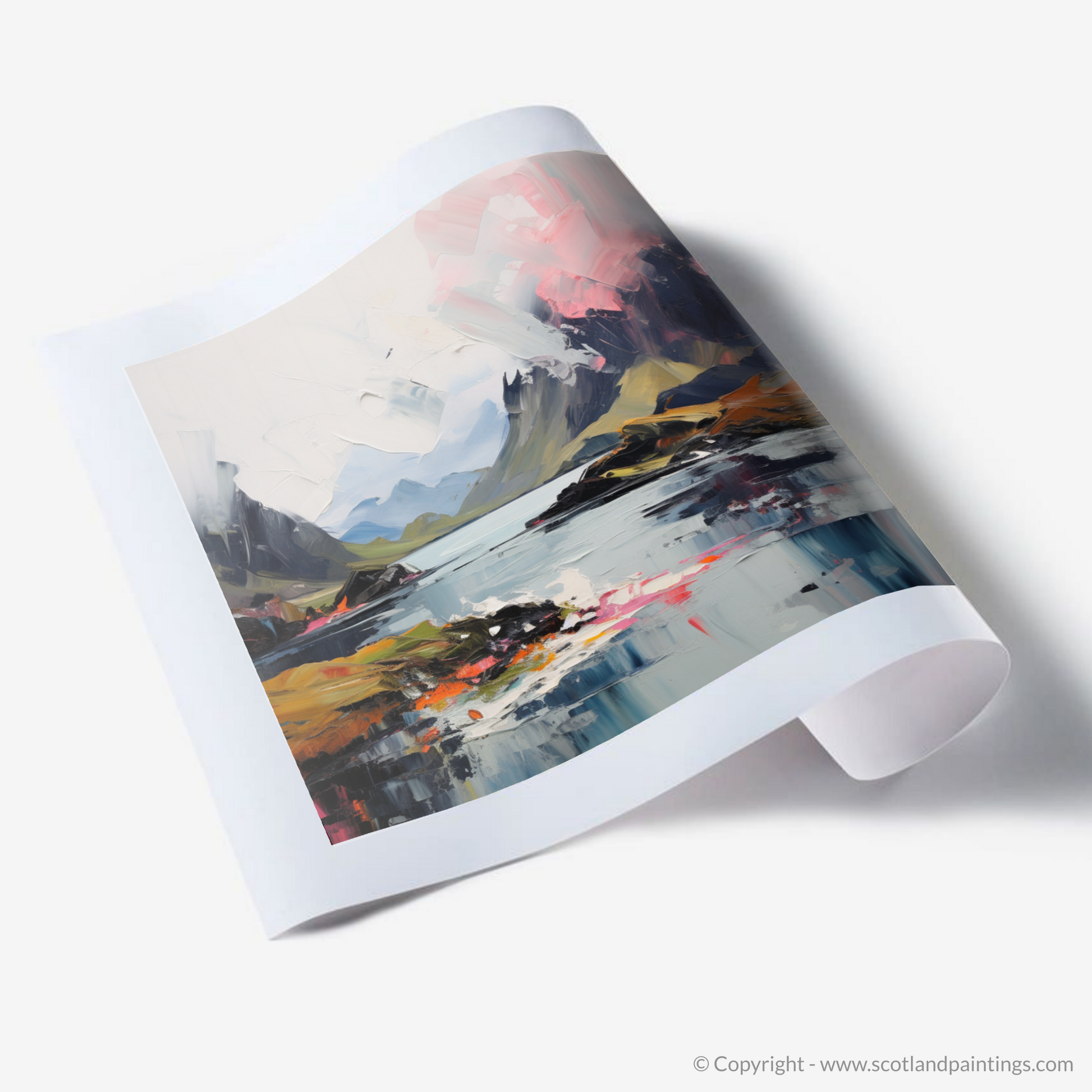 Art Print of Isle of Skye's smaller isles, Inner Hebrides