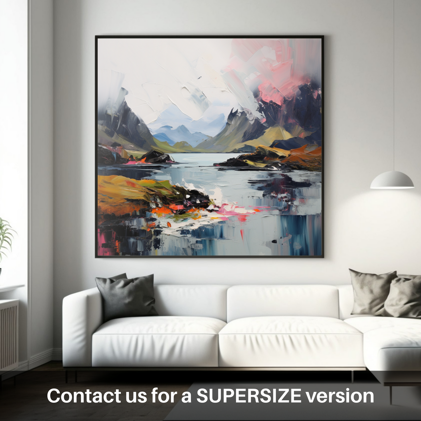 Huge supersize print of Isle of Skye's smaller isles, Inner Hebrides