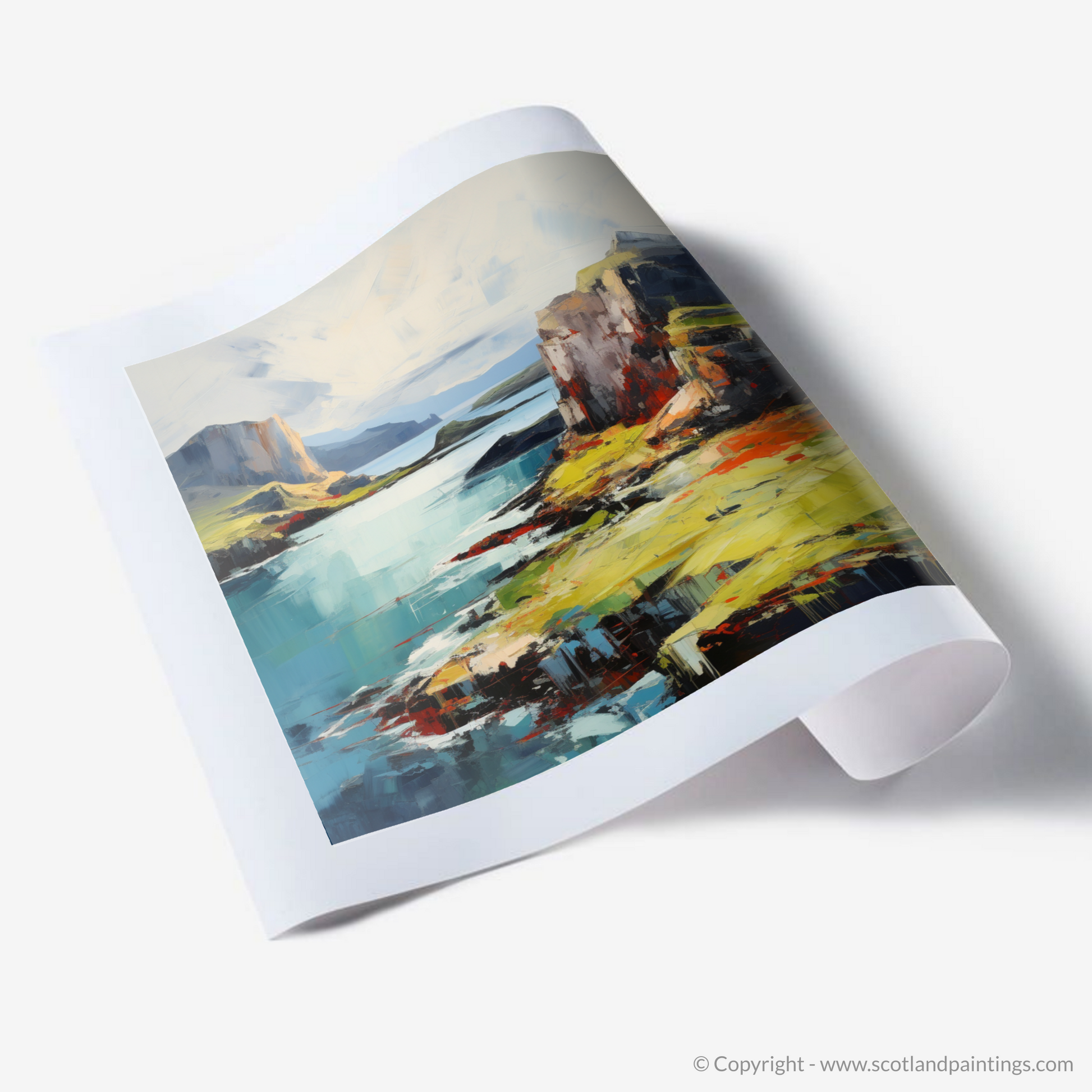 Art Print of Isle of Skye's smaller isles, Inner Hebrides