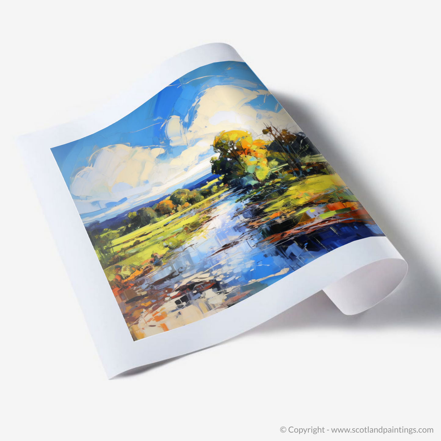 Art Print of River Leven, West Dunbartonshire