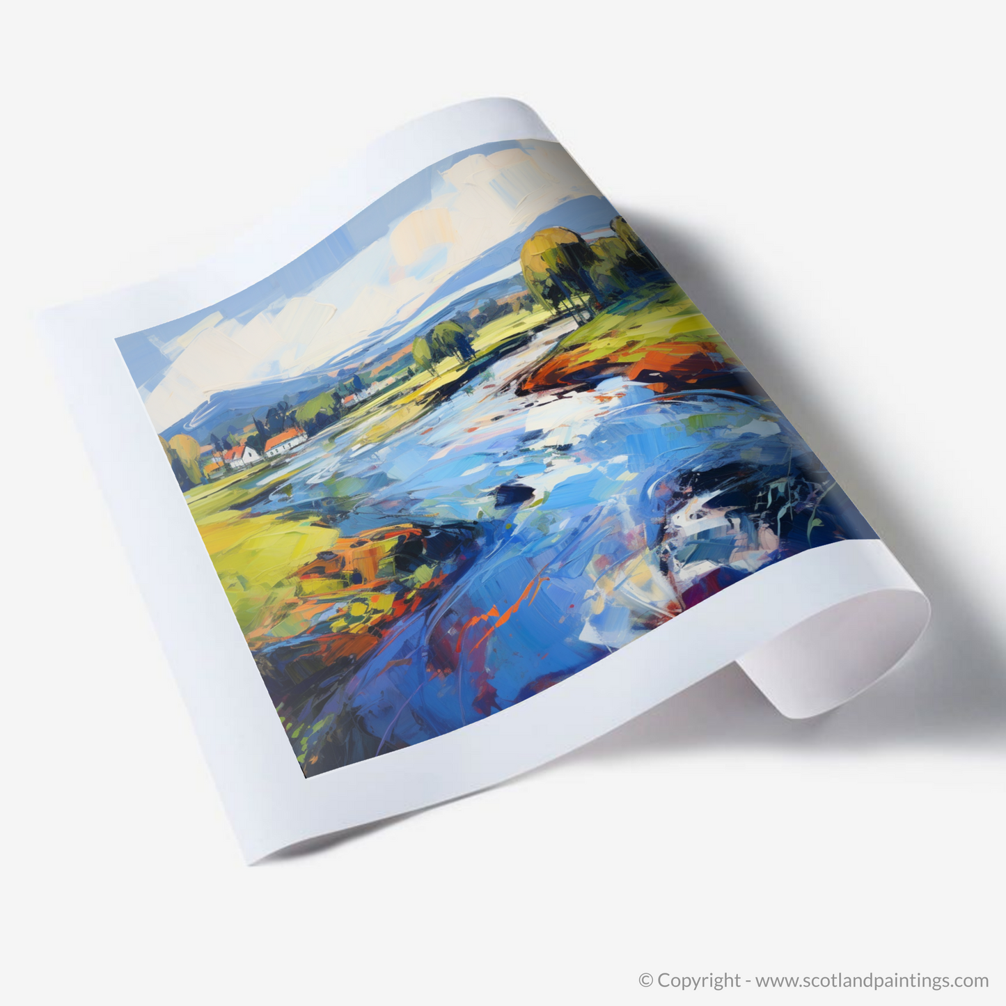 Art Print of River Leven, West Dunbartonshire