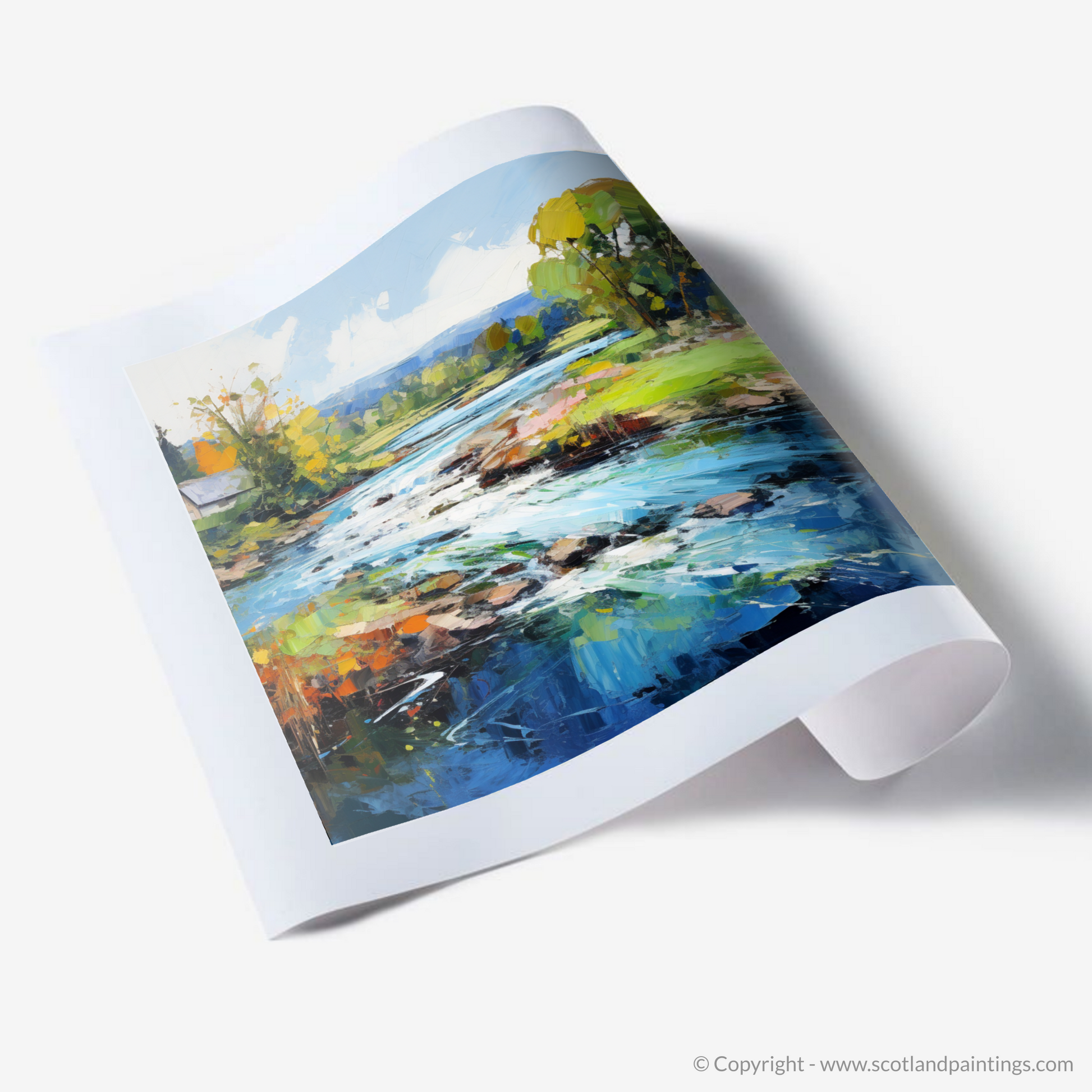 Art Print of River Leven, West Dunbartonshire