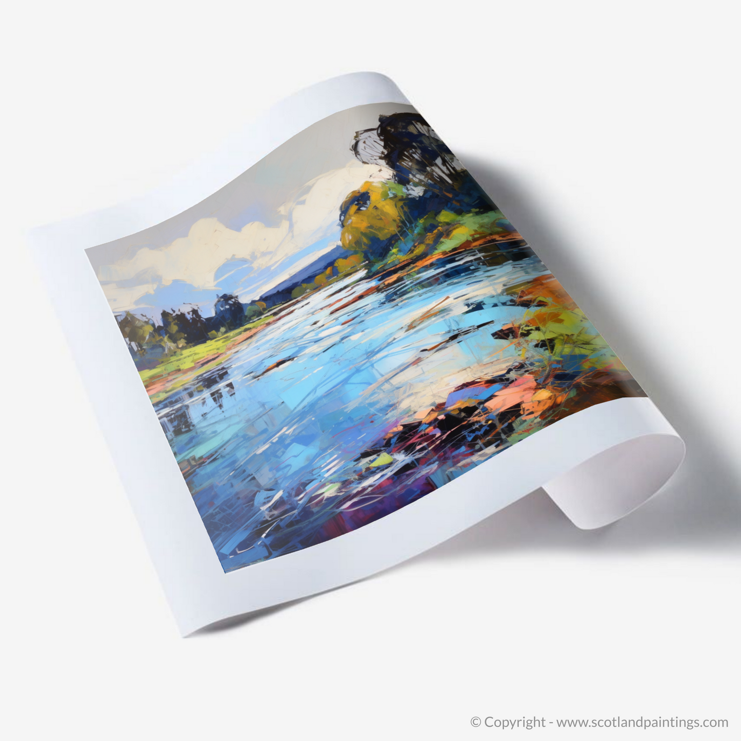 Art Print of River Leven, West Dunbartonshire