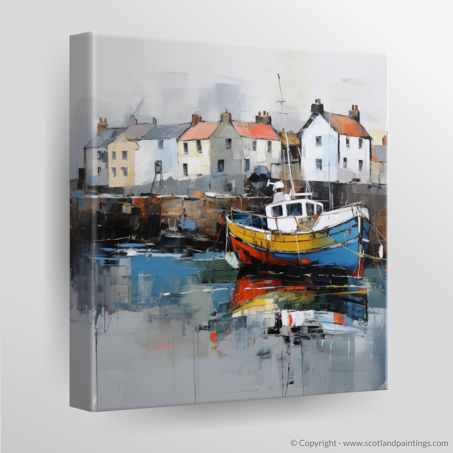 Canvas Print of Crail Harbour, Fife